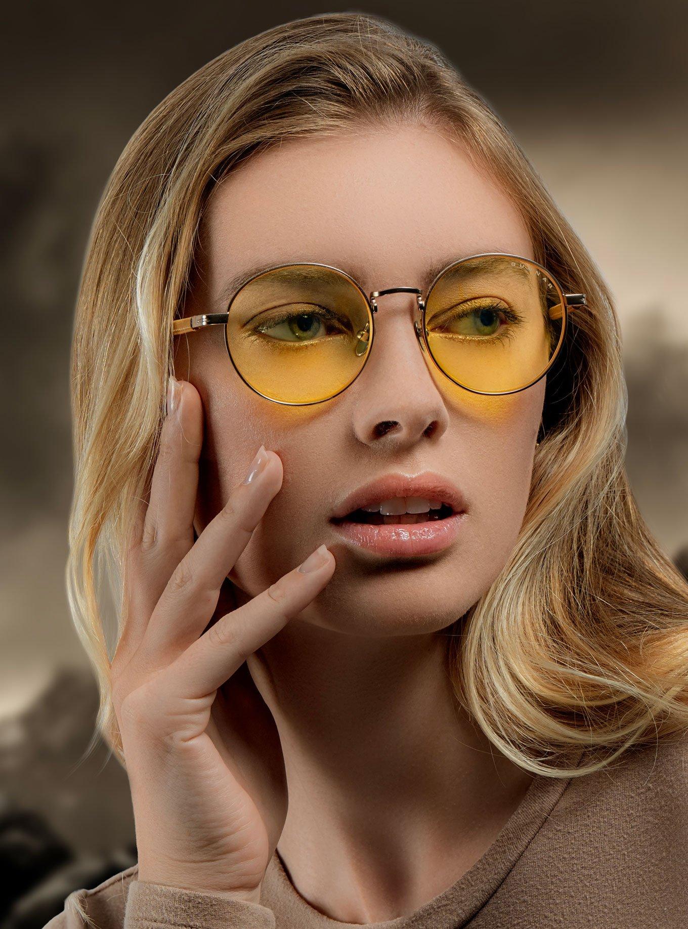 Witcher x GUNNAR Ciri Amber Tint Blue Light Glasses, , alternate