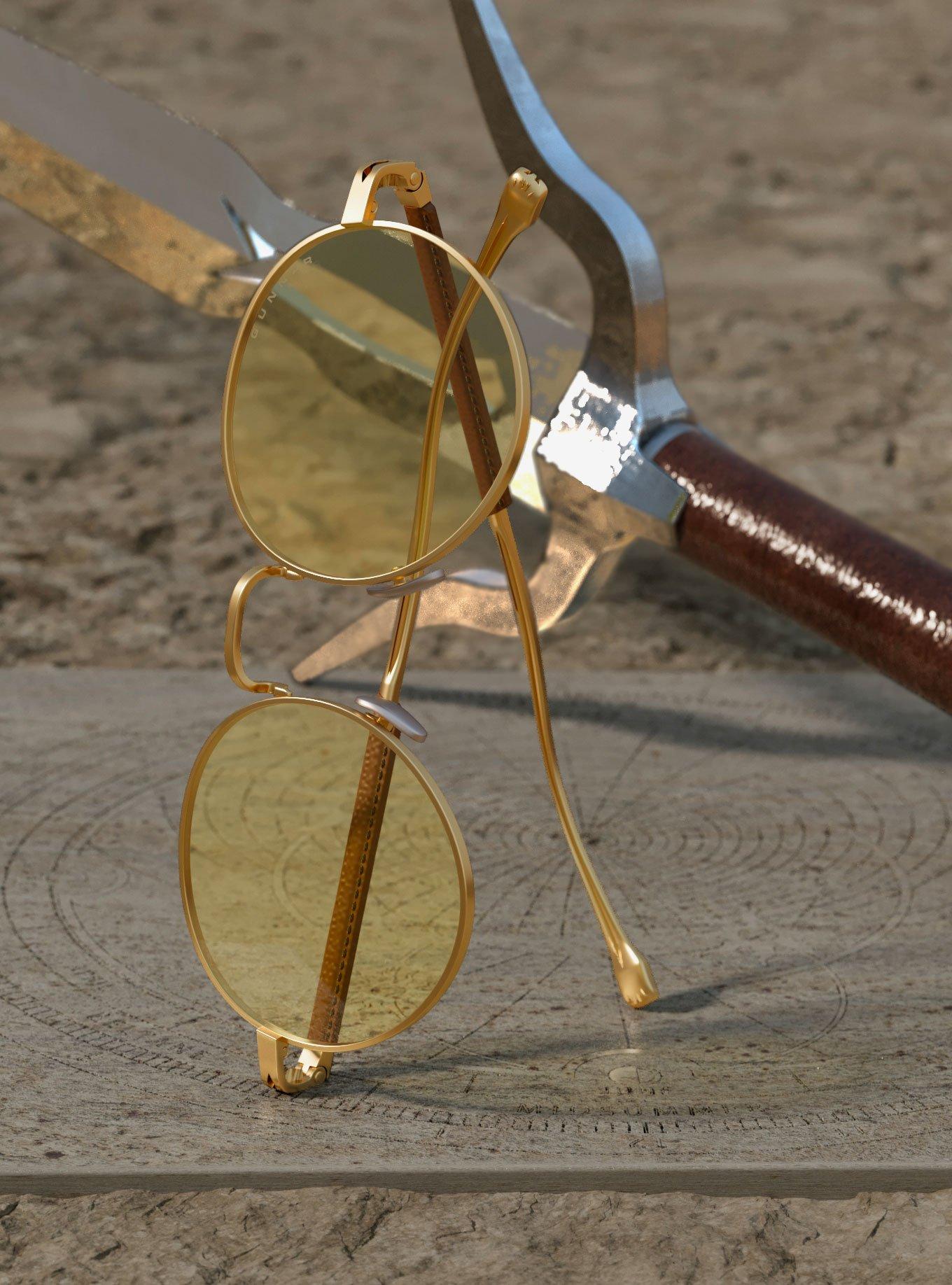 Witcher x GUNNAR Ciri Amber Tint Blue Light Glasses, , alternate