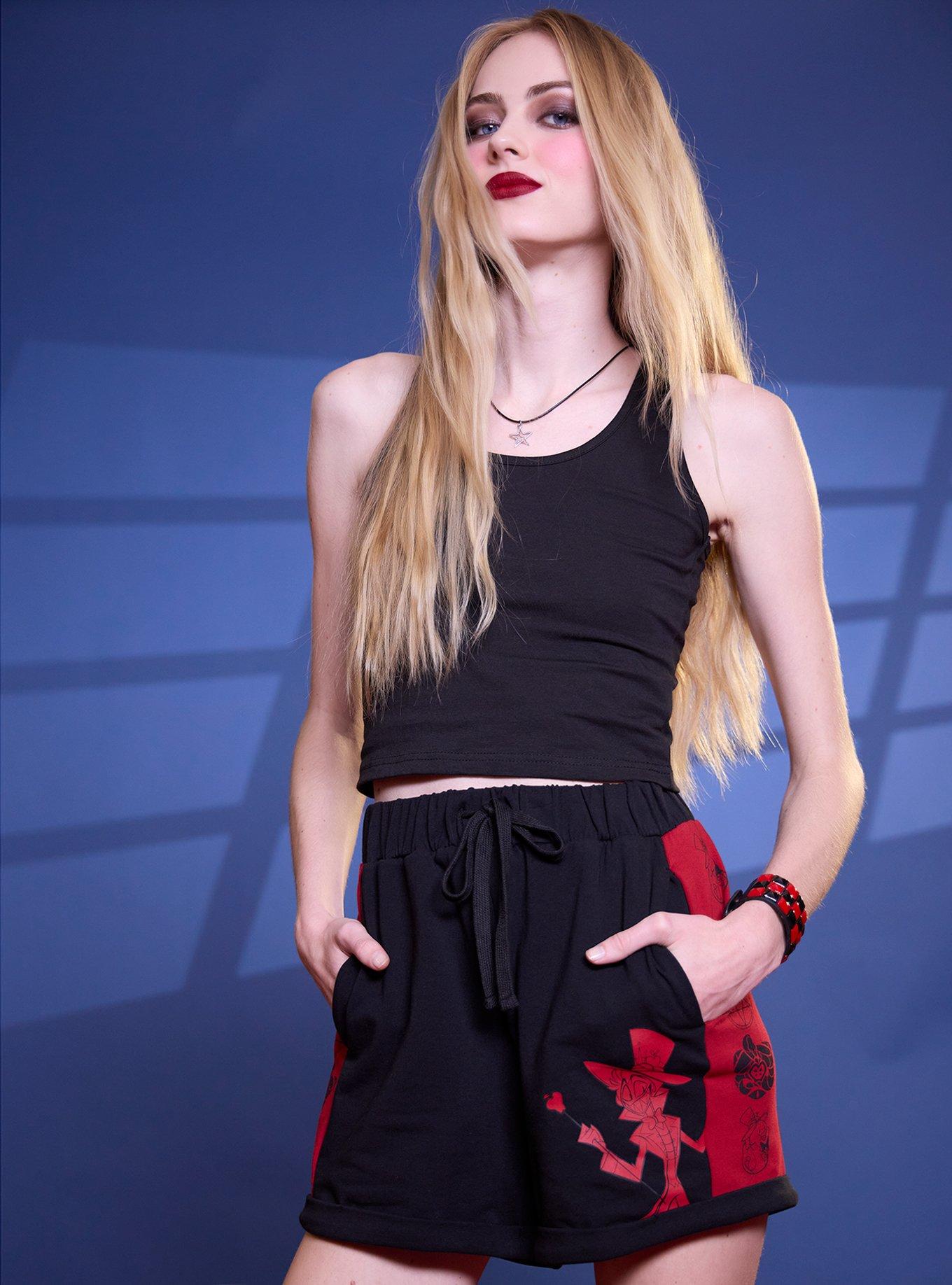 Hazbin Hotel Lucifer Icons Lounge Shorts, , hi-res