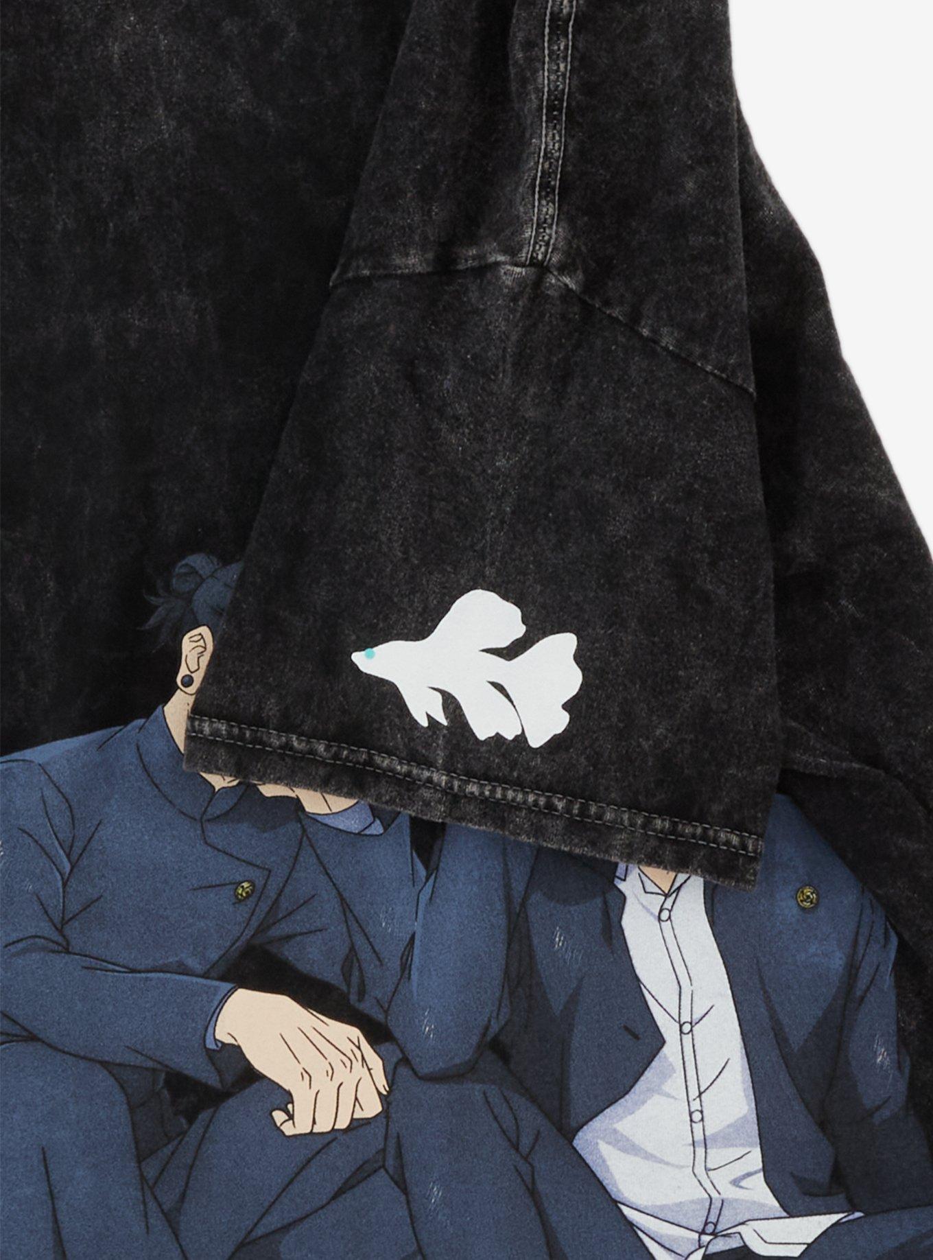 Jujutsu Kaisen SatoSugu Betta Fish Dark Wash T-Shirt, MULTI, alternate