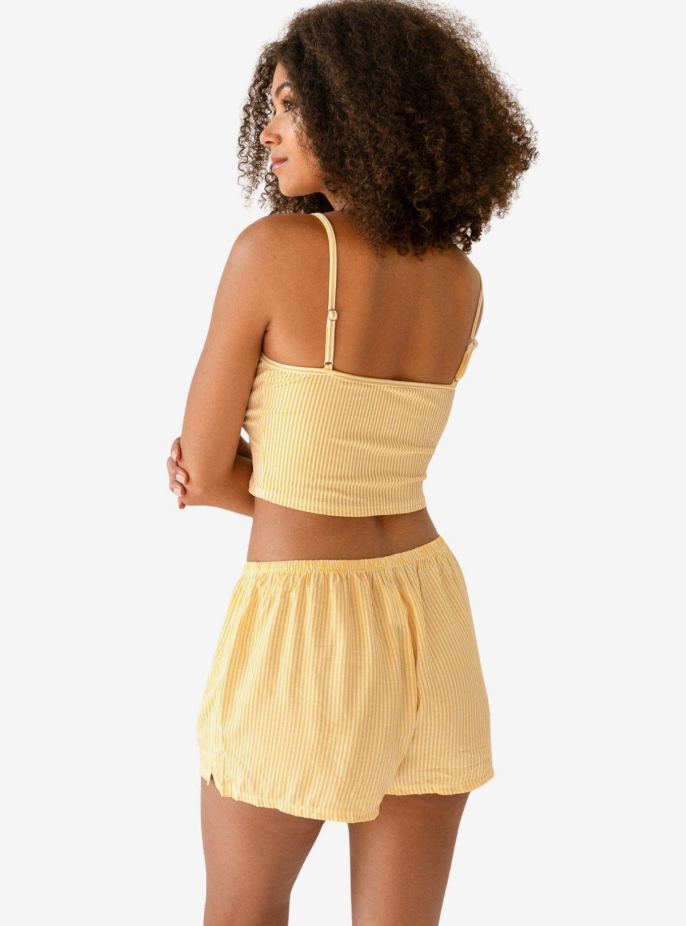 Dippin' Daisy's Luna Shorts, LIGHT YELLOW, alternate