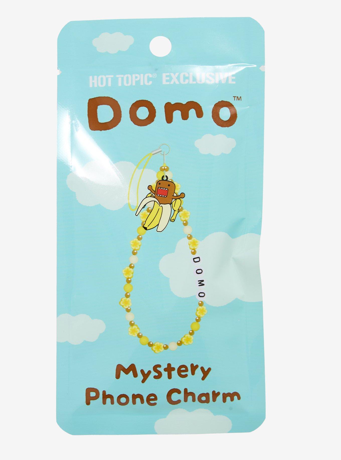 Domo Costume Blind Bag Beaded Phone Charm Hot Topic Exclusive, , alternate