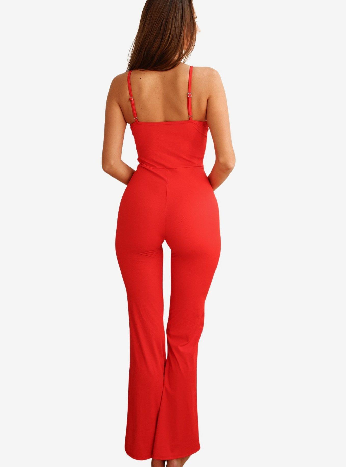 Dippin' Daisy's Ash Jumpsuit, RED, alternate