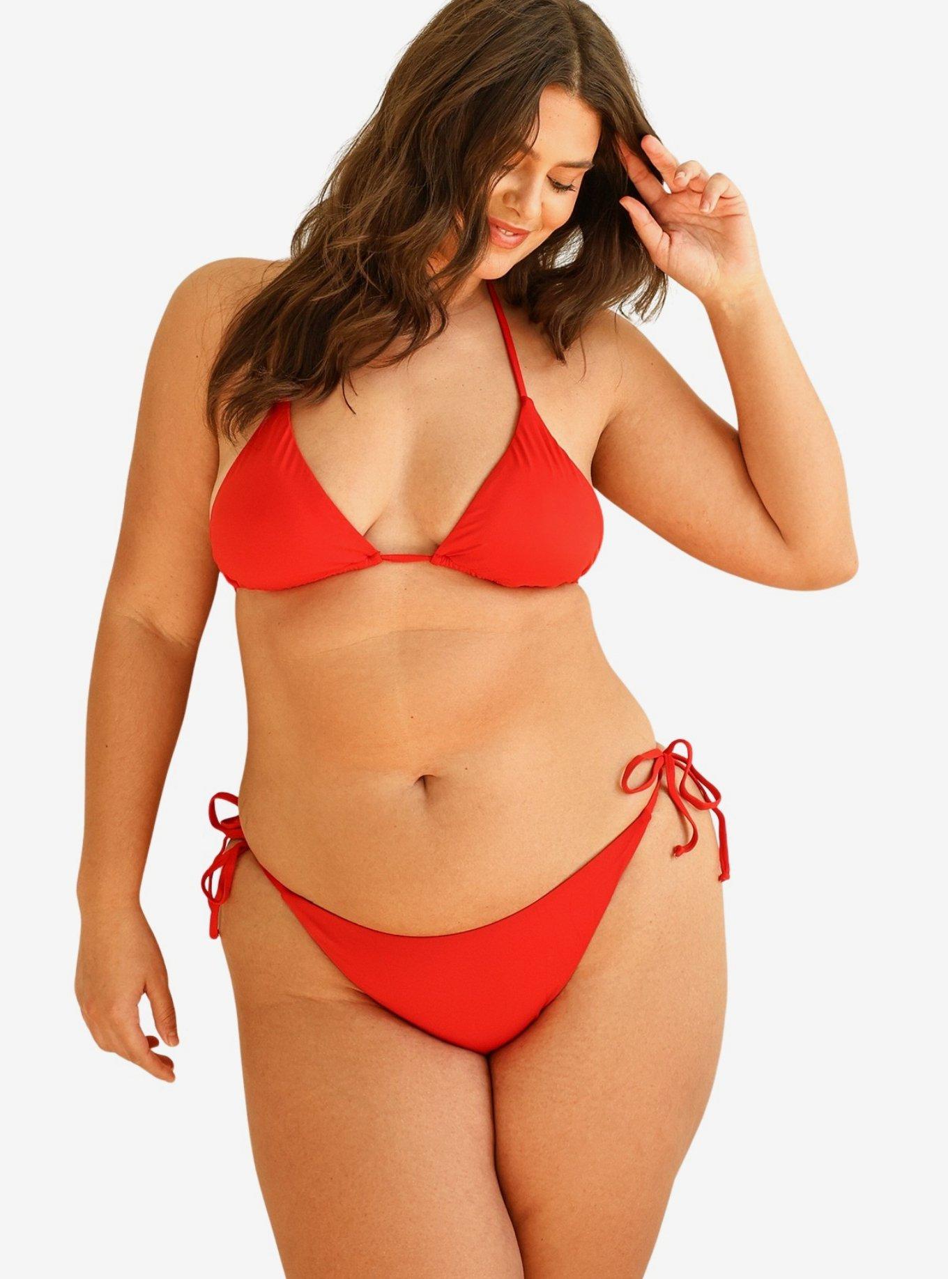 Dippin' Daisy's Mia Cheeky Bikini Bottom, RED, alternate