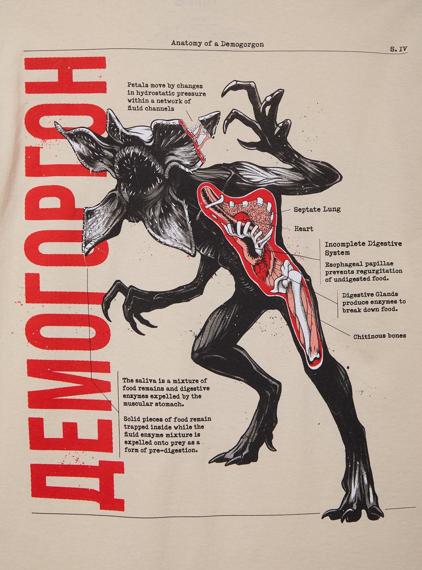 Stranger Things Demogorgon Tonal Portrait T-Shirt - BoxLunch Exclusive, BEIGE, alternate