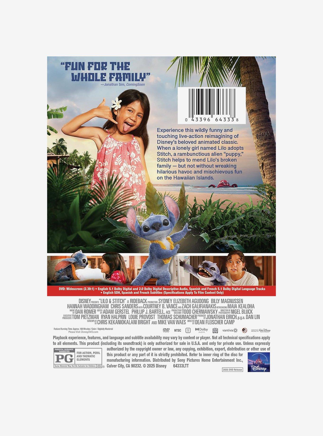 Disney Lilo & Stitch (2025) Digital Video Disc, , alternate