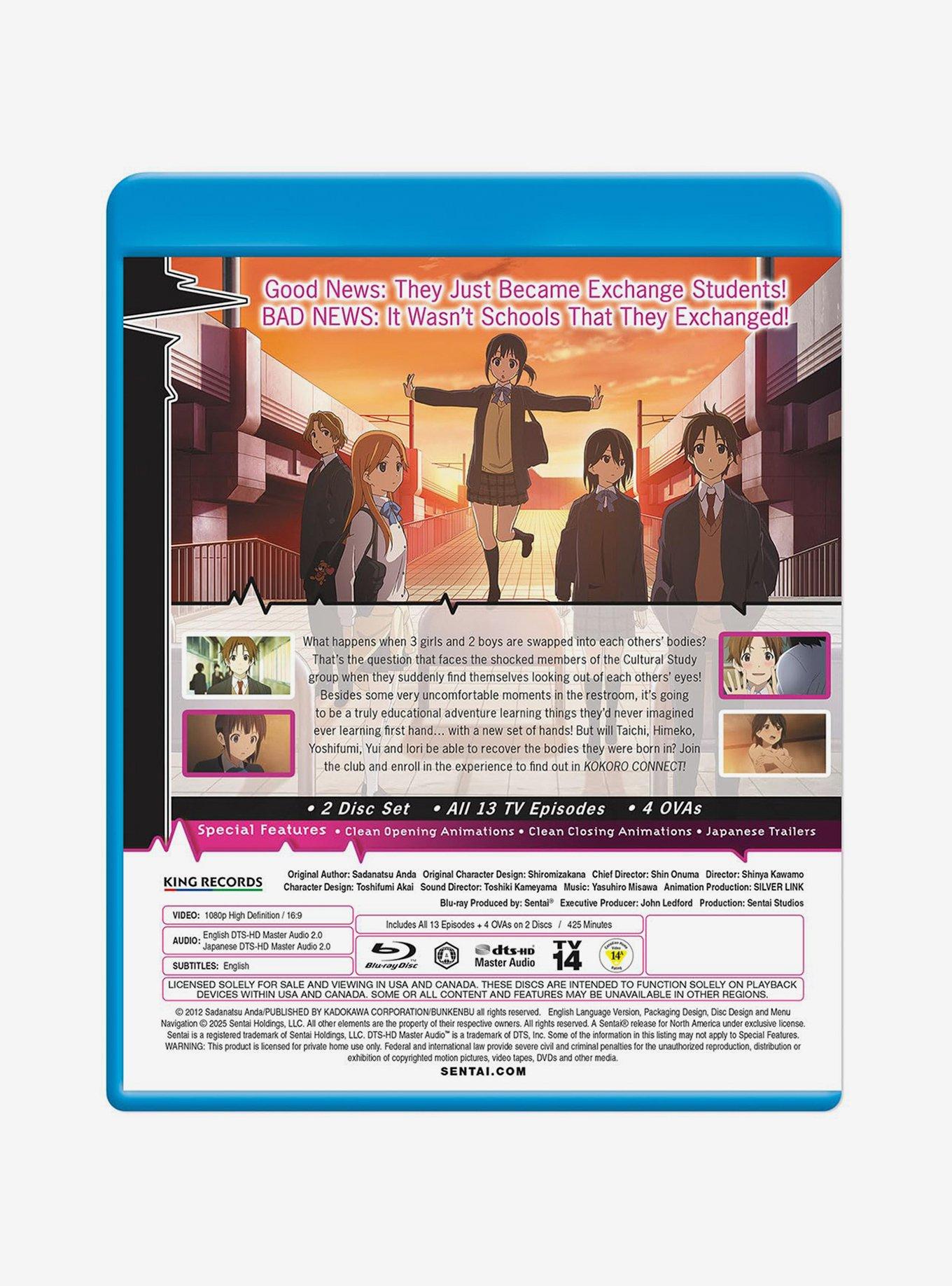 Kokoro Connect: Complete Series Blu-Ray, , hi-res