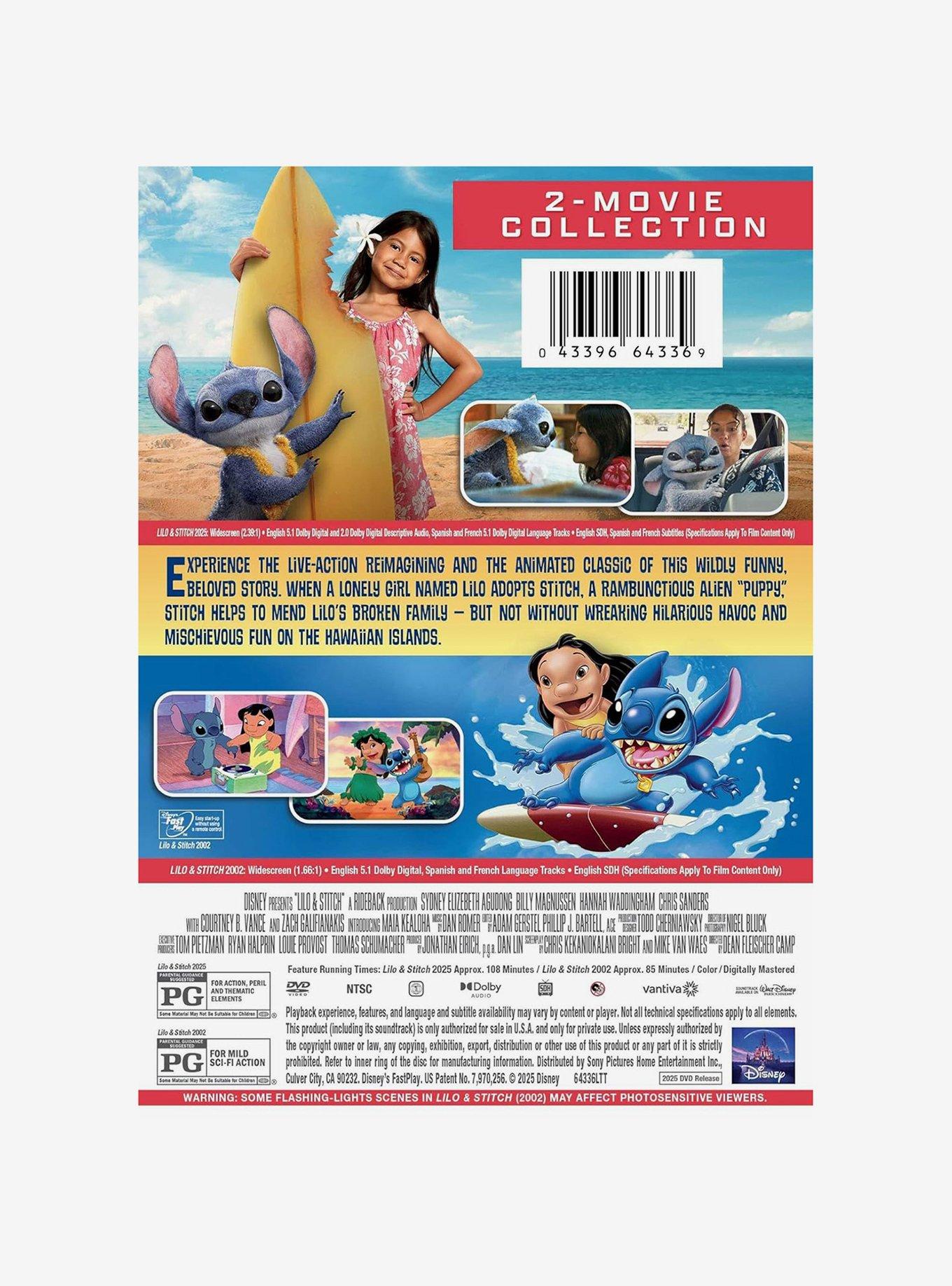 Disney Lilo & Stitch (2025) and (2002) Digital Video Disc