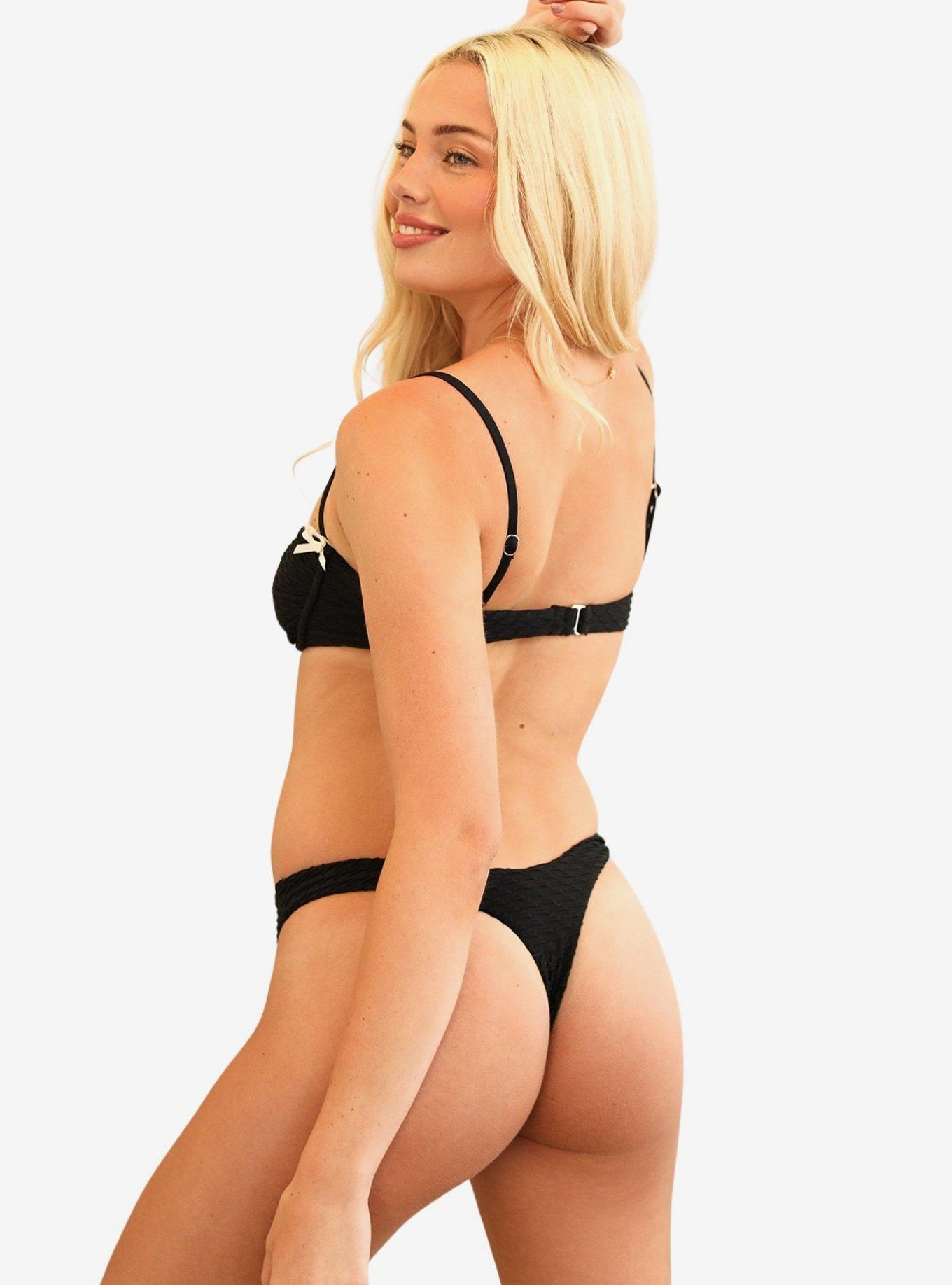 Dippin' Daisy's Ines Underwire Bikini Top, BLACK, alternate