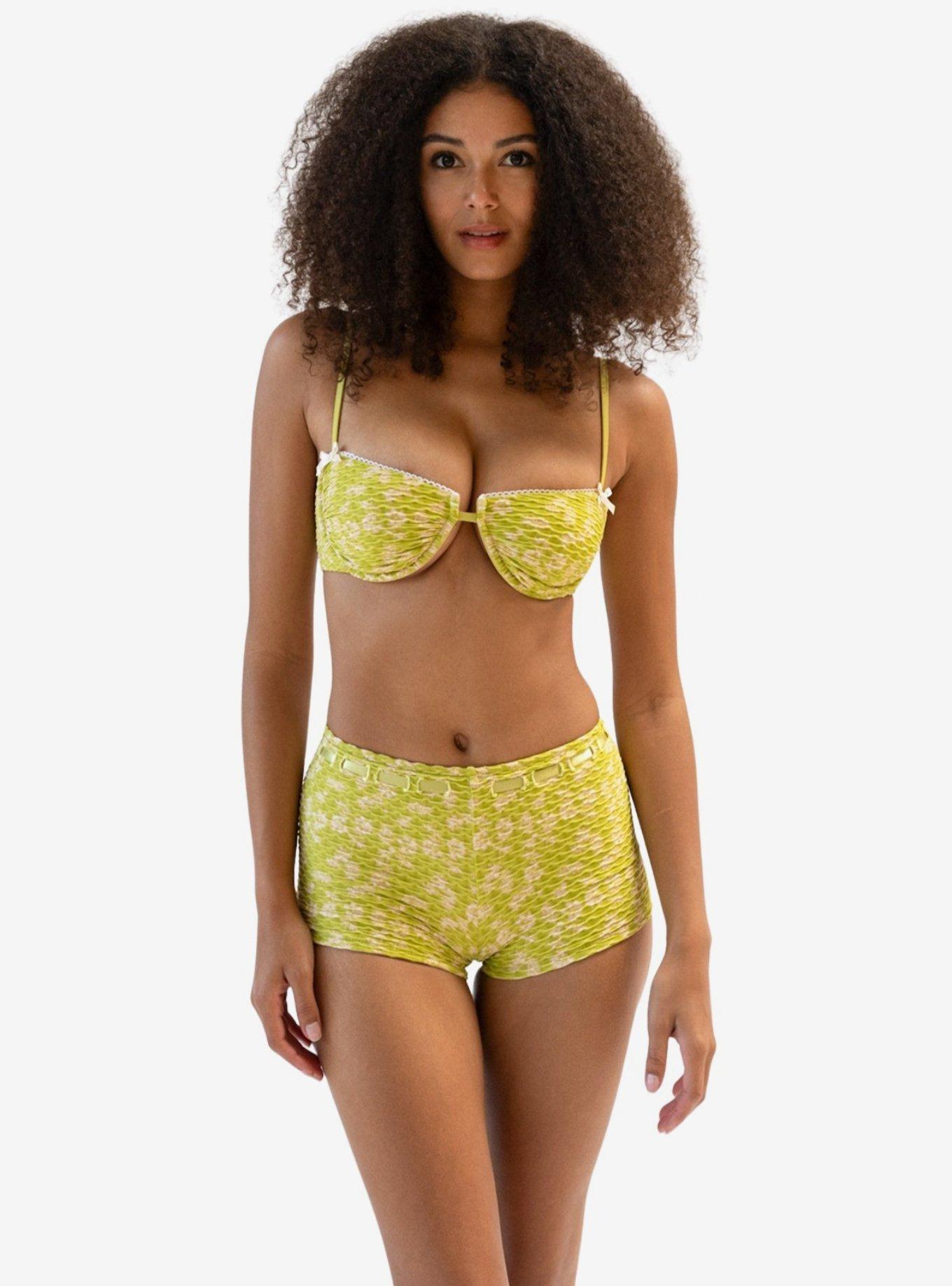 Dippin' Daisy's Ines Underwire Bikini Top, GREEN, alternate
