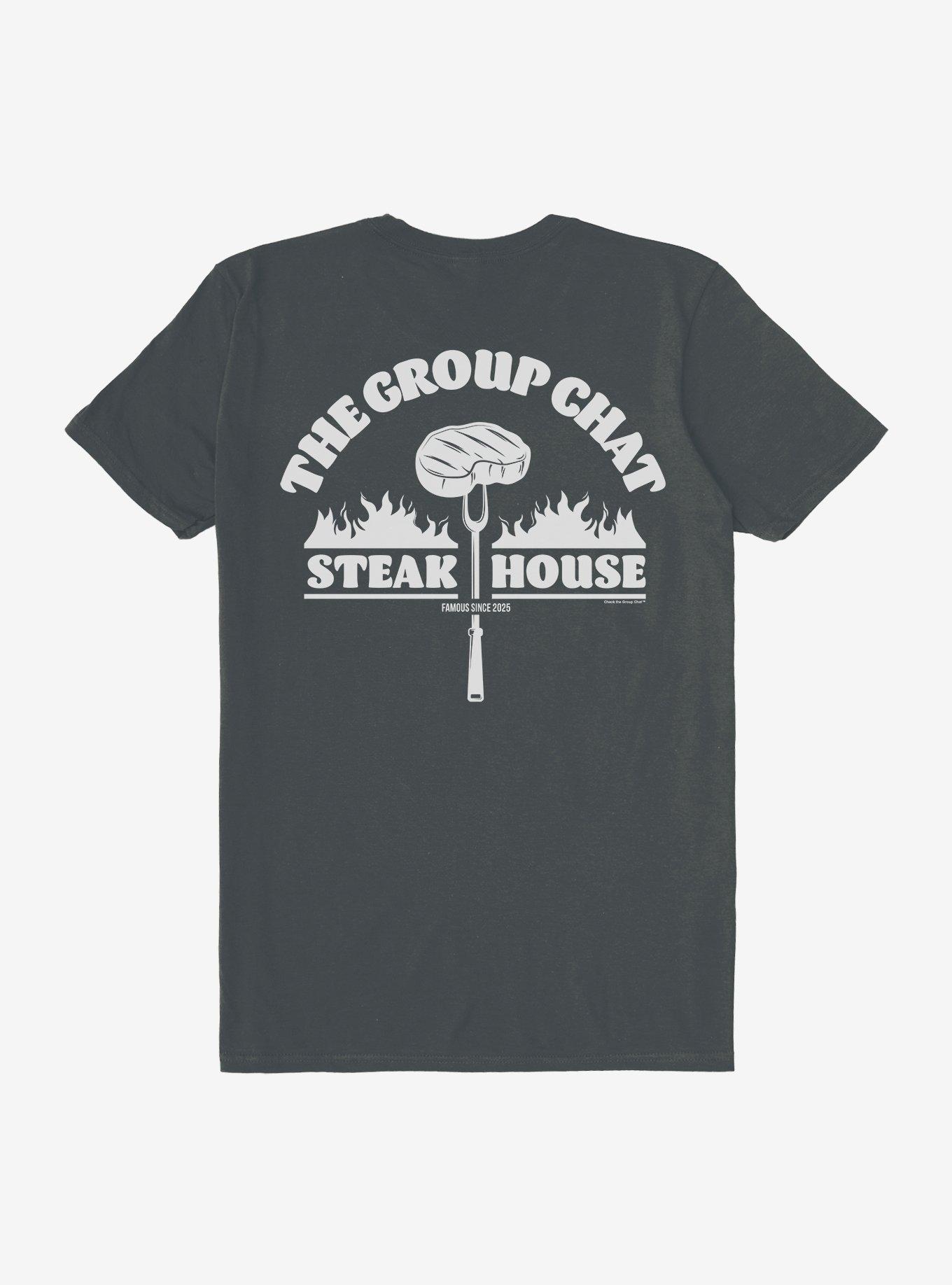 Check The Group Chat Steak House T-Shirt, , hi-res