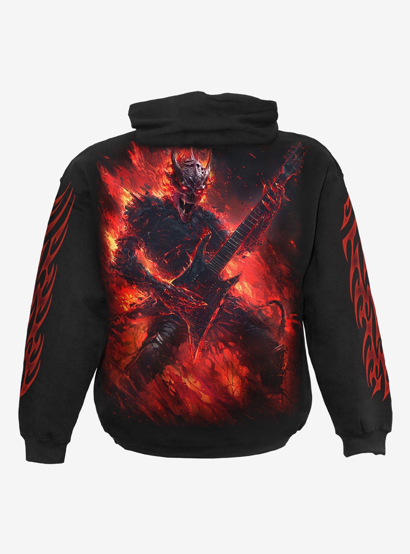 Riff Burner Hoodie, BLACK, alternate