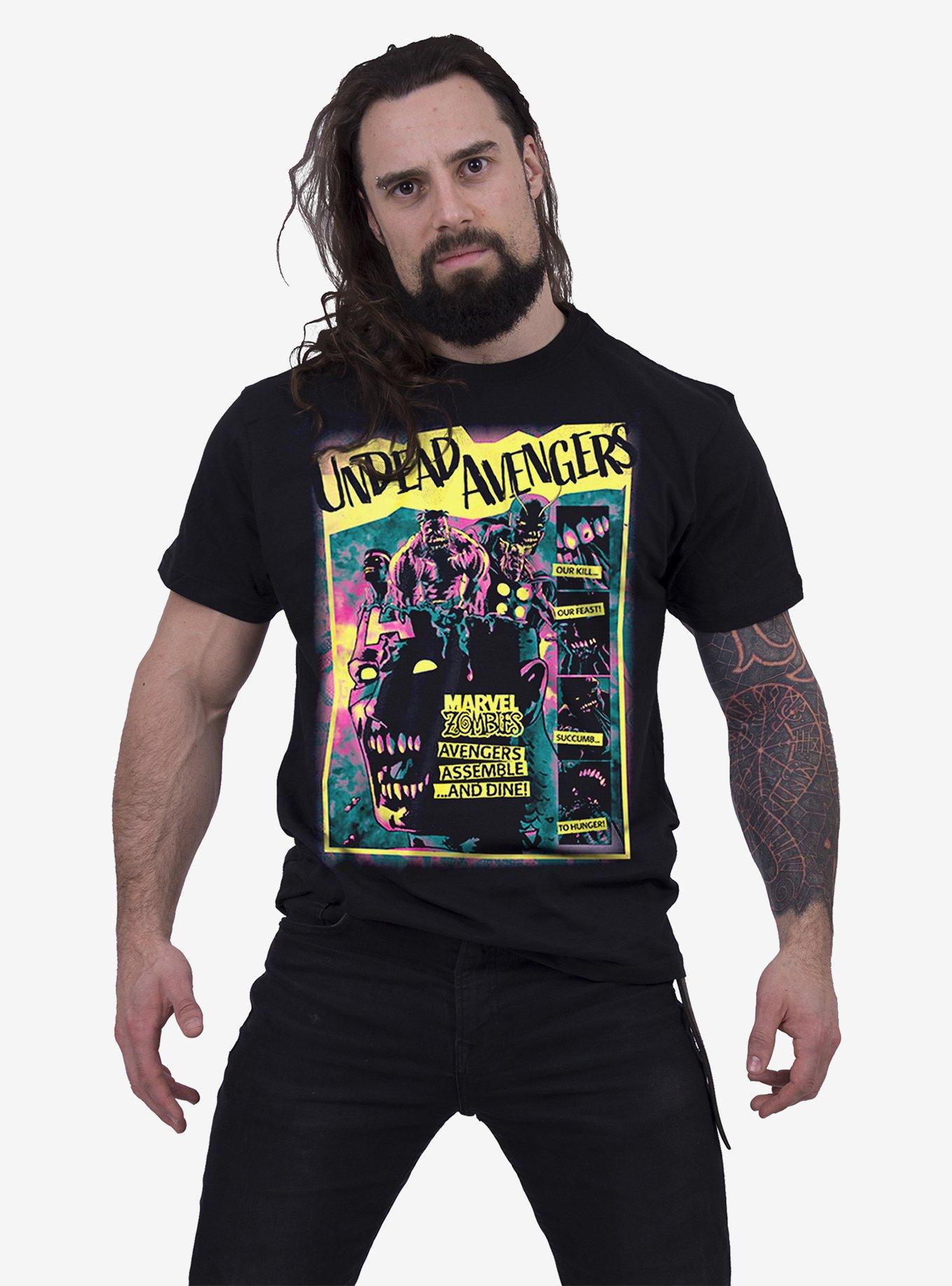 Marvel Avengers Zombies Undead Front Print T-Shirt, , hi-res