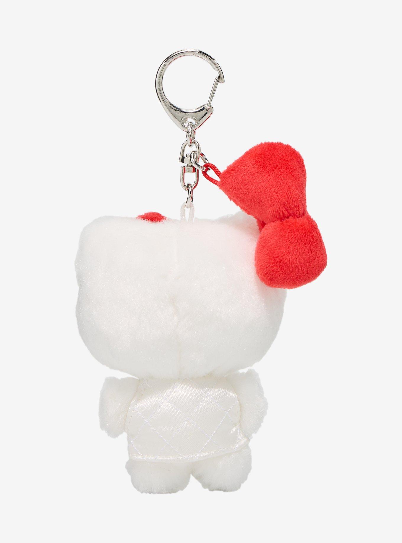 Sanrio Japan Originals Hello Kitty Red Quilted Plush Bag Charm, , hi-res