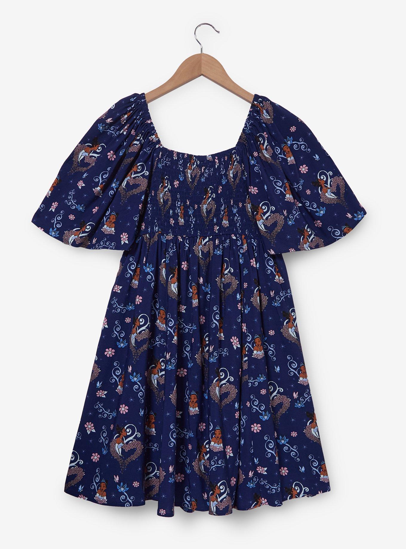 Disney The Princess and the Frog Tiana Evening Star Smocked Dress &mdash; BoxLunch Exclusive, , hi-res