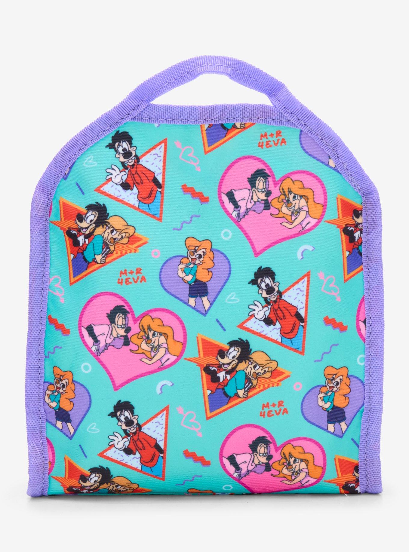Disney A Goofy Movie Max & Roxanne Retro Allover Print Mini Backpack Organizer - BoxLunch Exclusive, , alternate