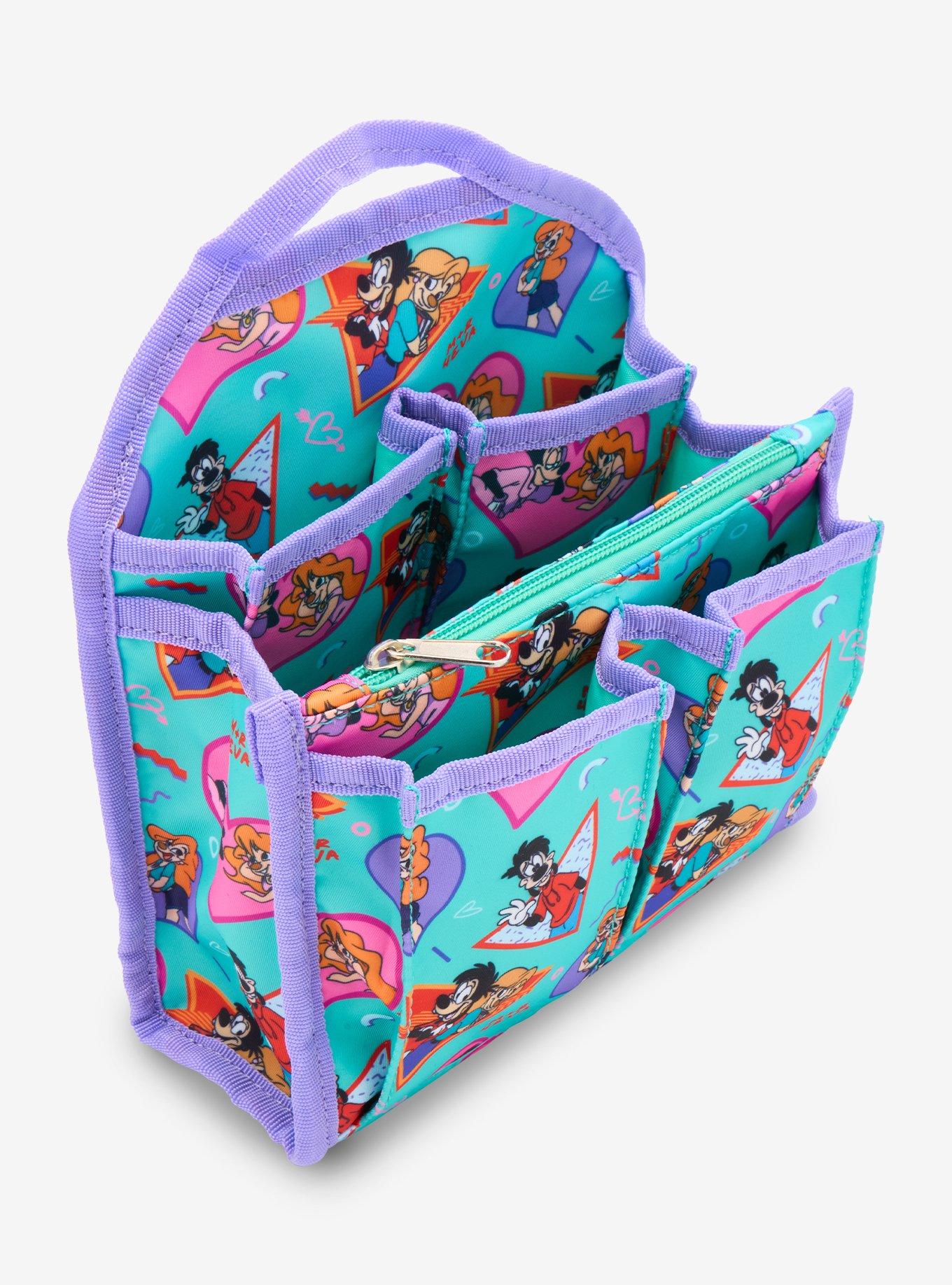 Disney A Goofy Movie Max & Roxanne Retro Allover Print Mini Backpack Organizer - BoxLunch Exclusive, , alternate