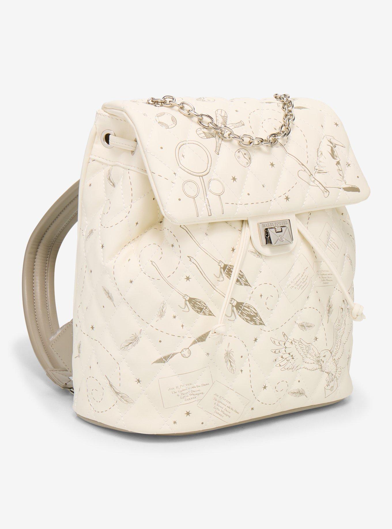 Harry Potter Tonal Icons Quilted Mini Backpack - BoxLunch Exclusive, , hi-res