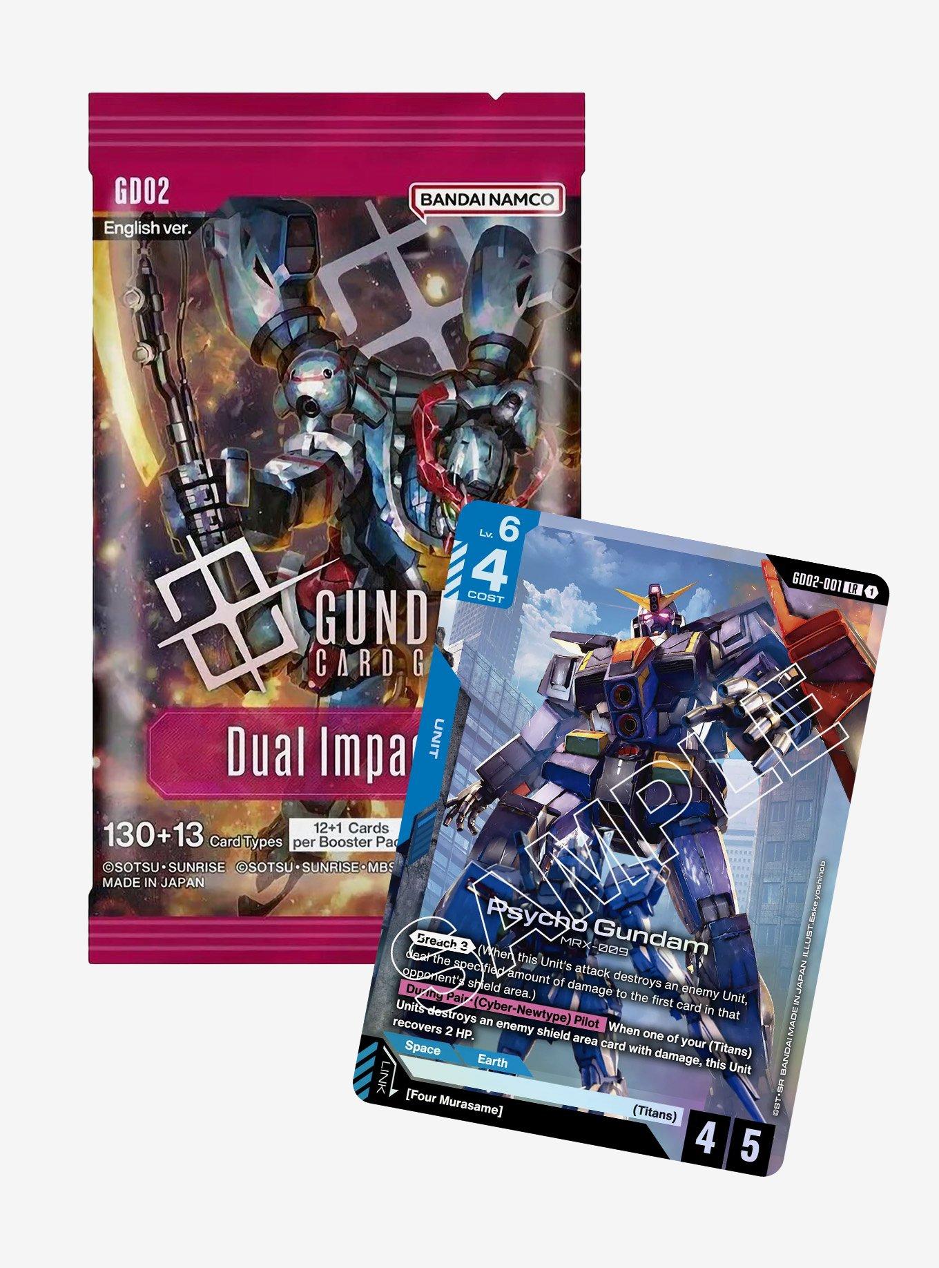 Bandai Namco Gundam Card Game Dual Impact Booster Pack, , hi-res