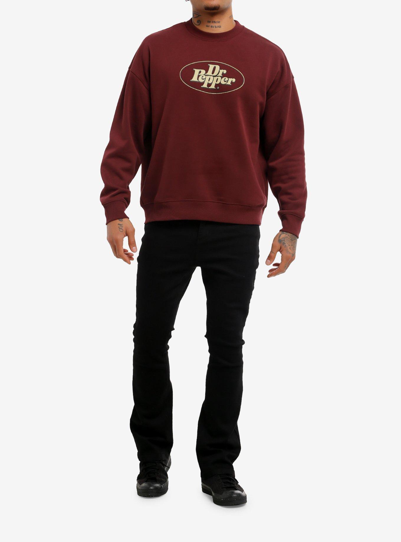 Dr. Pepper Classic Logo Sweatshirt, MAROON, alternate