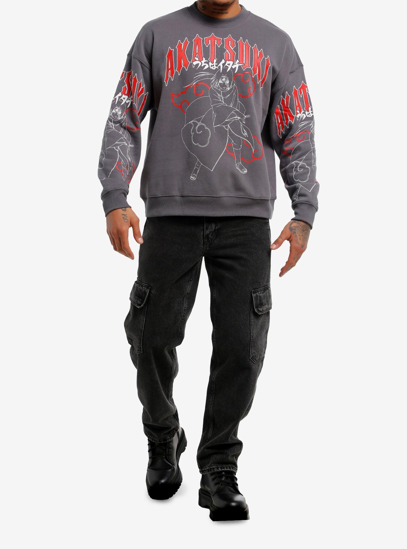 Naruto Shippuden Akatsuki Line Art Sweatshirt, , hi-res