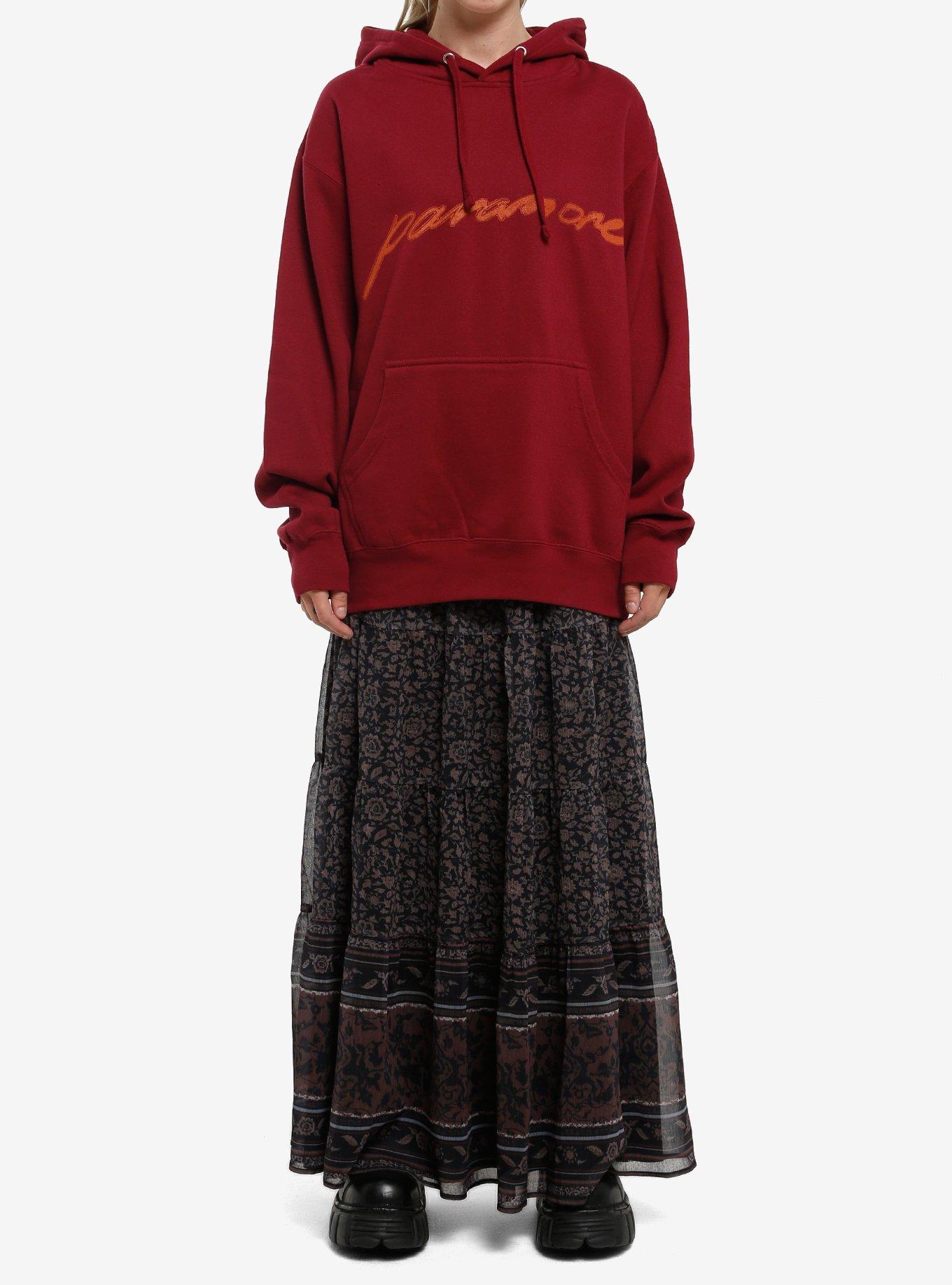 Paramore Trio Photos Hoodie, BURGUNDY, alternate