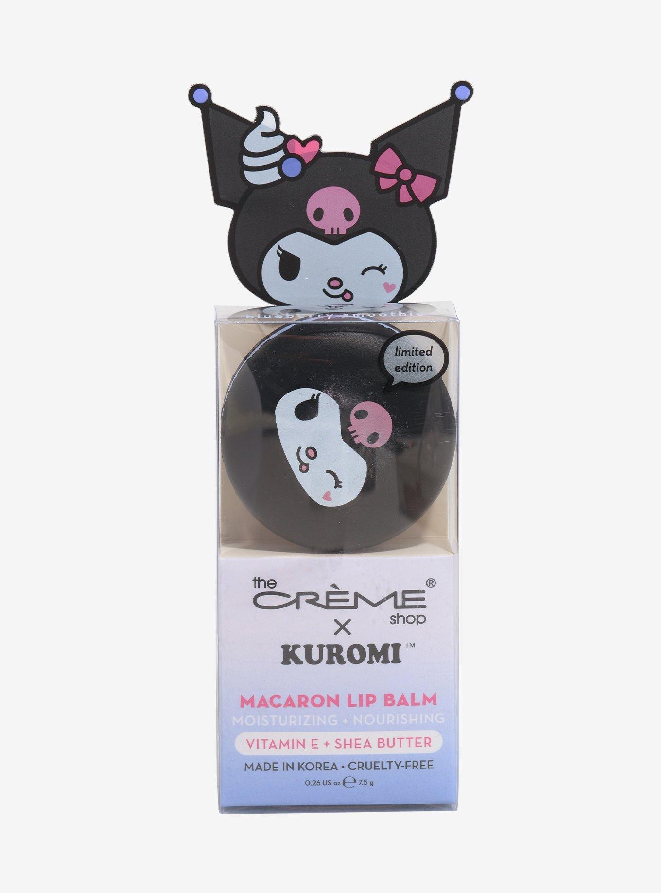 The Crème Shop Kuromi Blueberry Smoothie Macaron Lip Balm, , hi-res