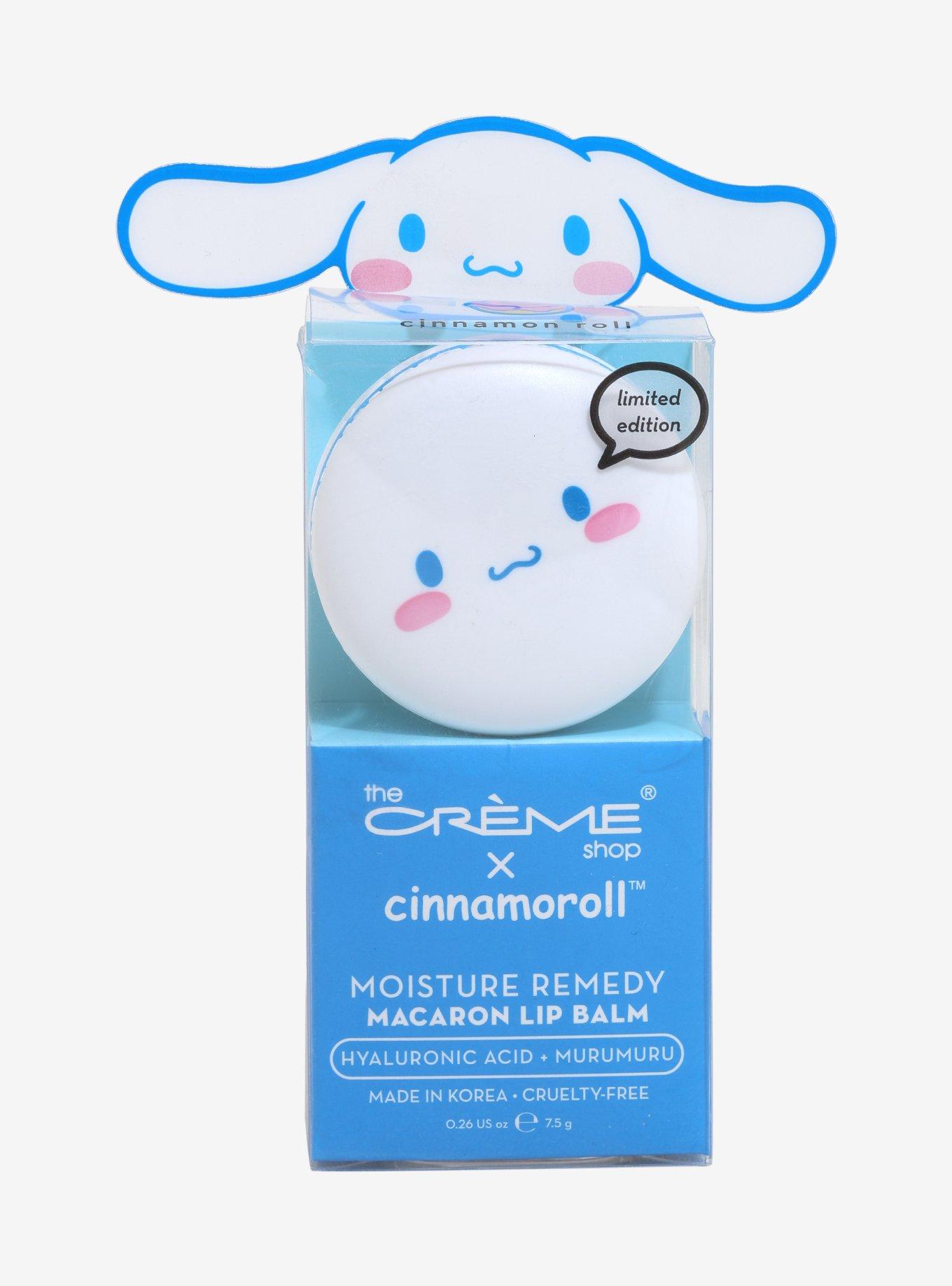 The Crème Shop Cinnamoroll Cinnamon Roll Macaron Lip Balm, , hi-res