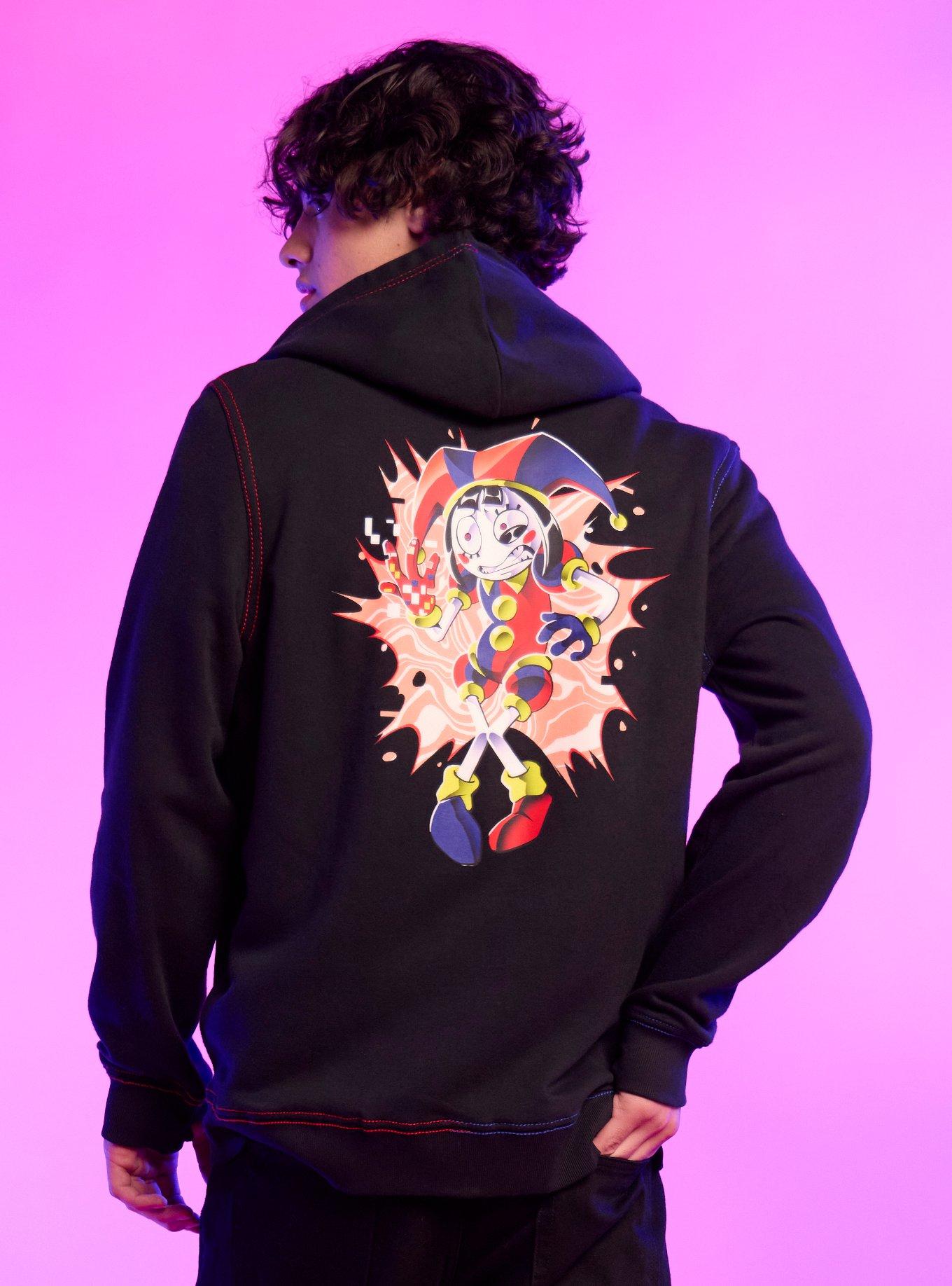The Amazing Digital Circus Pomni Contrast Stitch Hoodie, , hi-res