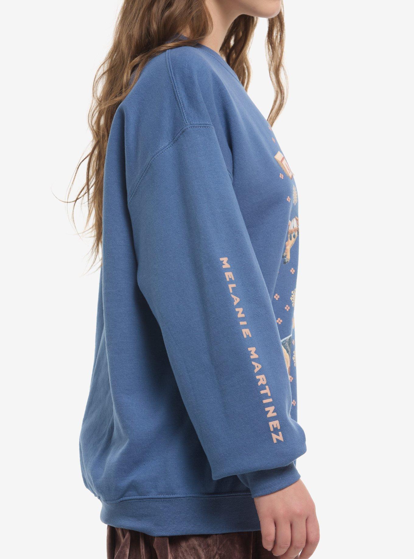 Melanie Martinez Cry Baby Holiday Sweatshirt, BABY BLUE, alternate