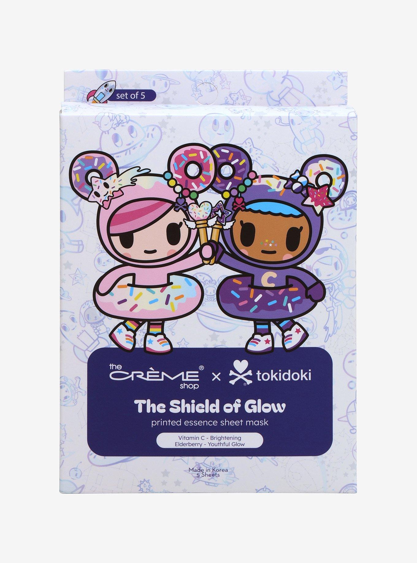 The Crème Shop Tokidoki The Shield Of Glow Face Sheet Mask Set, , hi-res