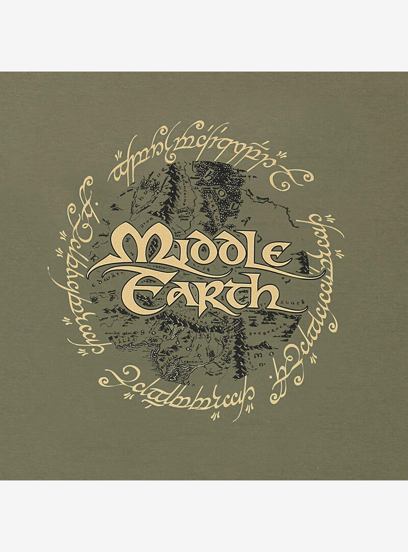 The Lord of the Rings Middle Earth T-Shirt Olive, OLIVE, alternate