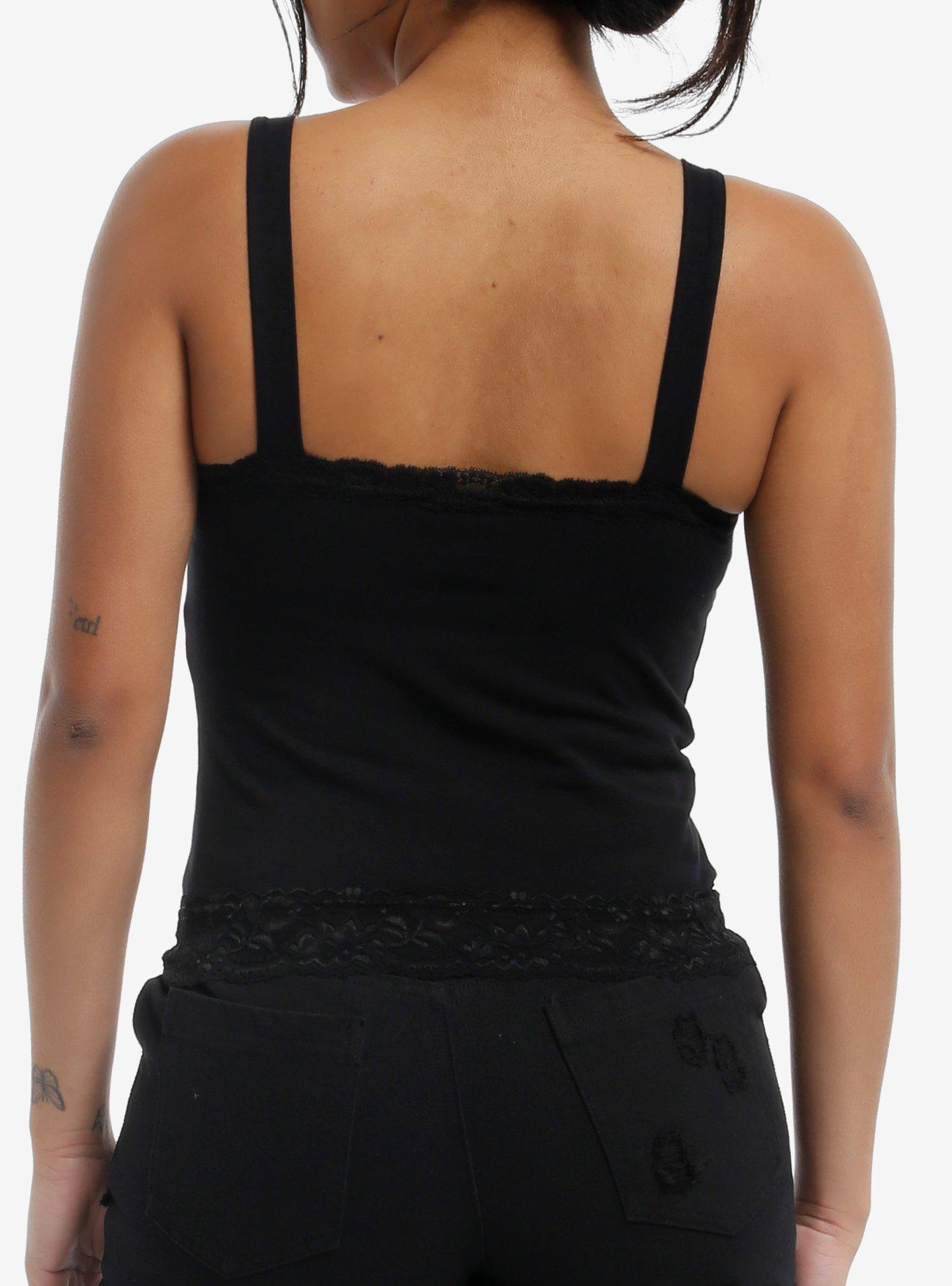 Cosmic Aura Butterfly Floral Girls Tank Top, MULTI, alternate