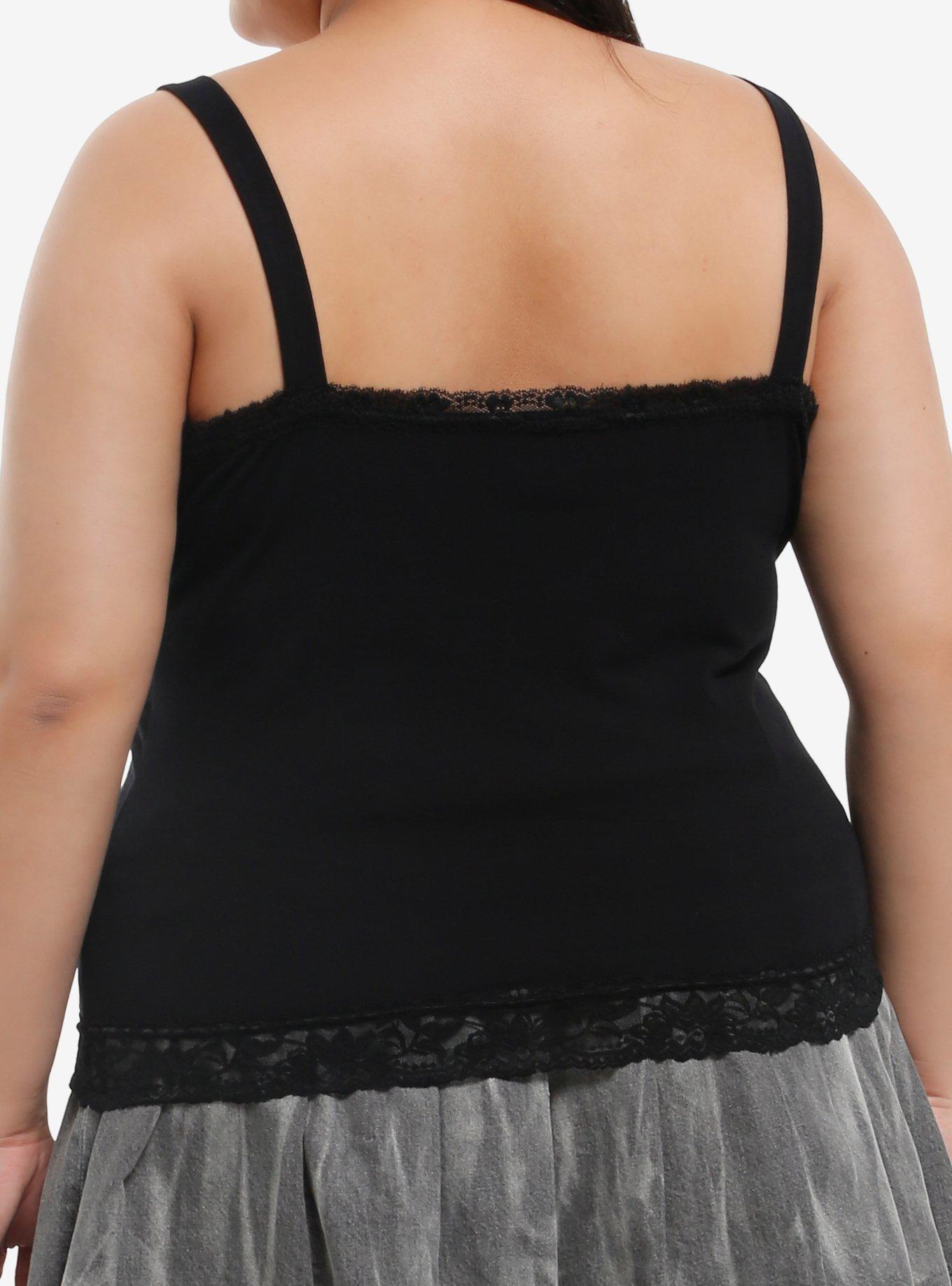 Cosmic Aura Butterfly Floral Girls Tank Top Plus Size, MULTI, alternate