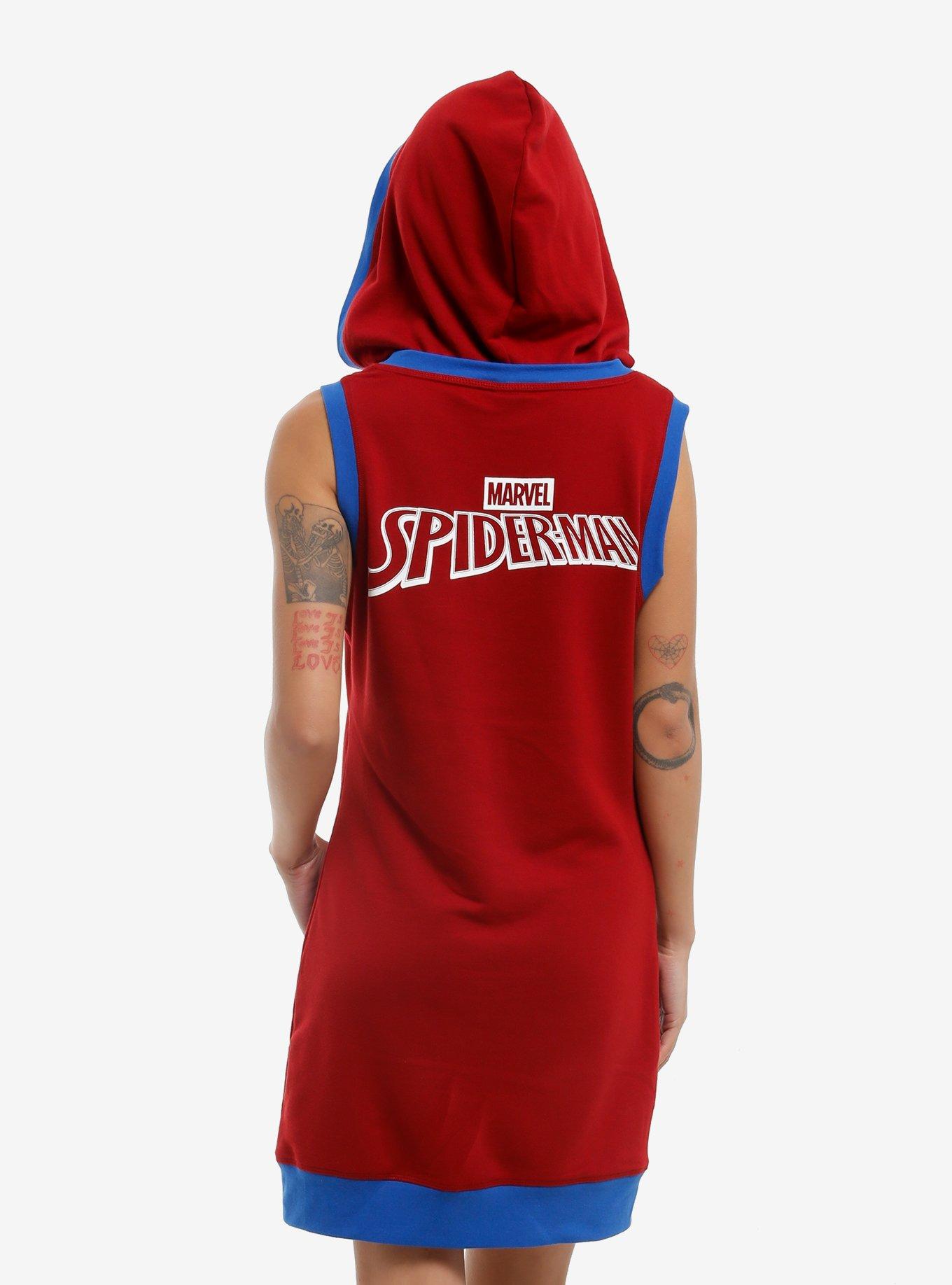 Her Universe Marvel Spider-Man Hoodie Dress, , hi-res