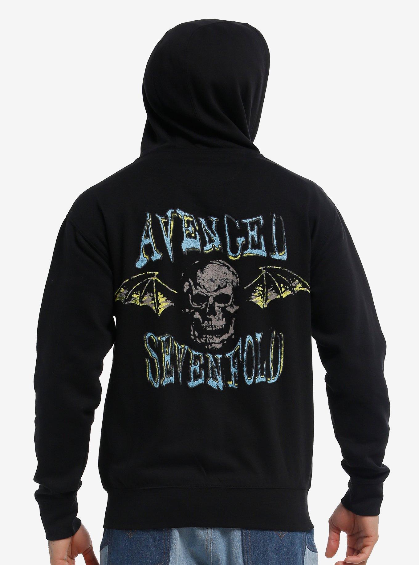 Avenged Sevenfold Winged Skull Hoodie, , hi-res