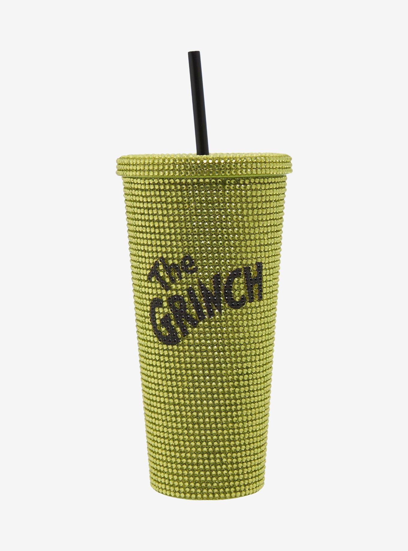 Dr. Seuss How The Grinch Stole Christmas! Grinch Rhinestone Acrylic Travel Cup, , hi-res