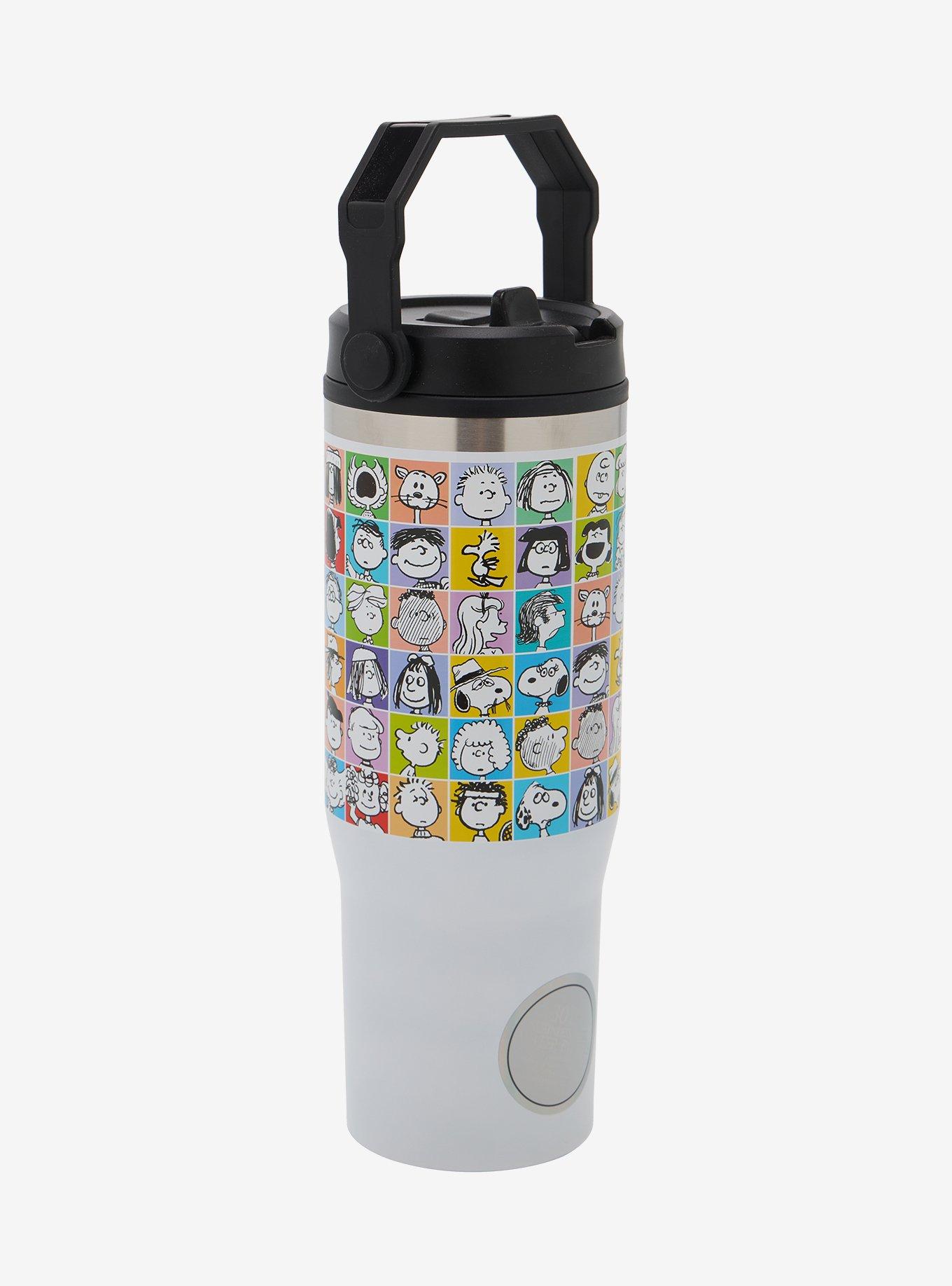 Peanuts Character Grid Stainless Steel Travel Cup, , hi-res