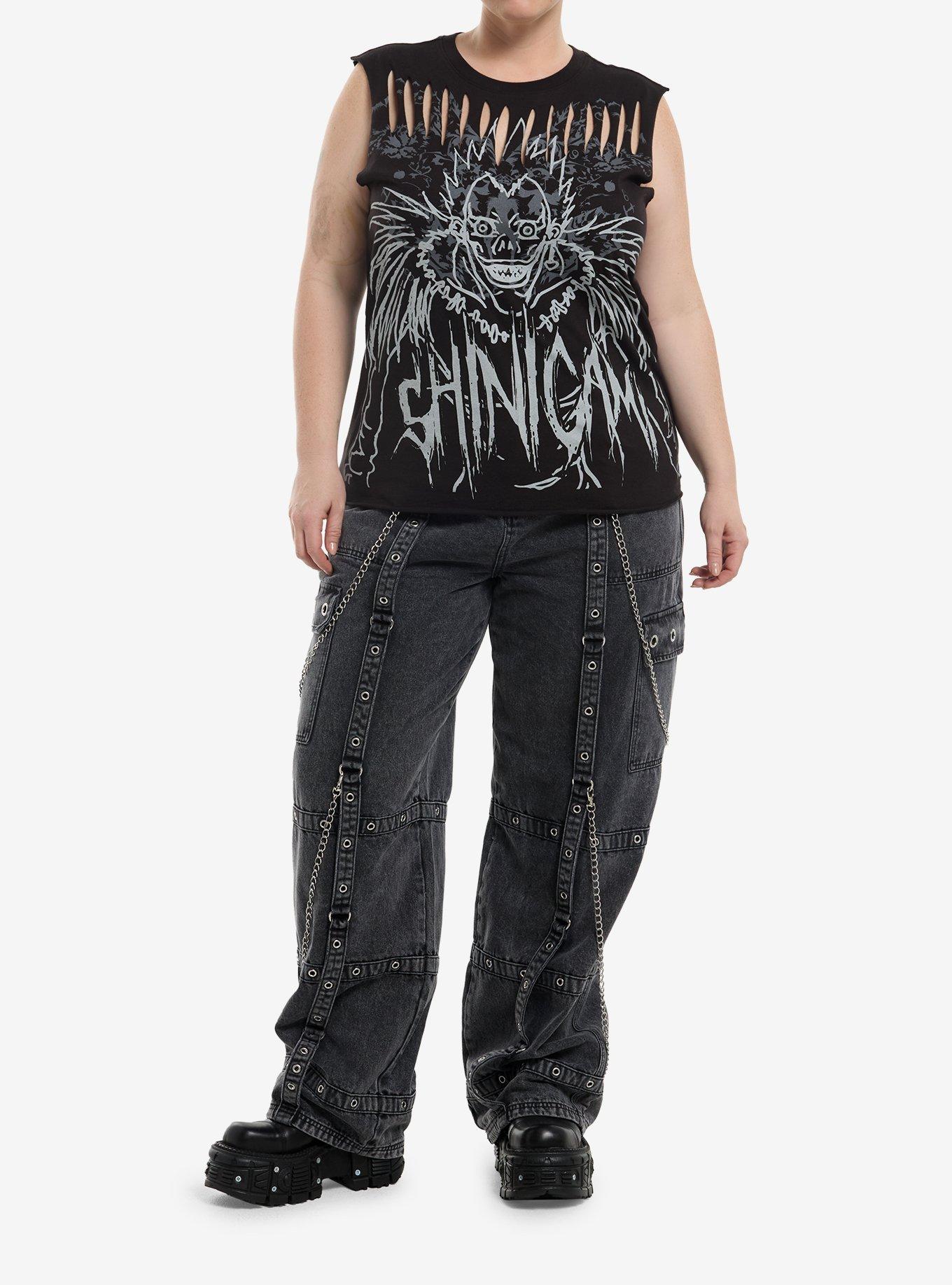 Death Note Ryuk Cutout Girls Muscle Tank Top Plus Size, , hi-res