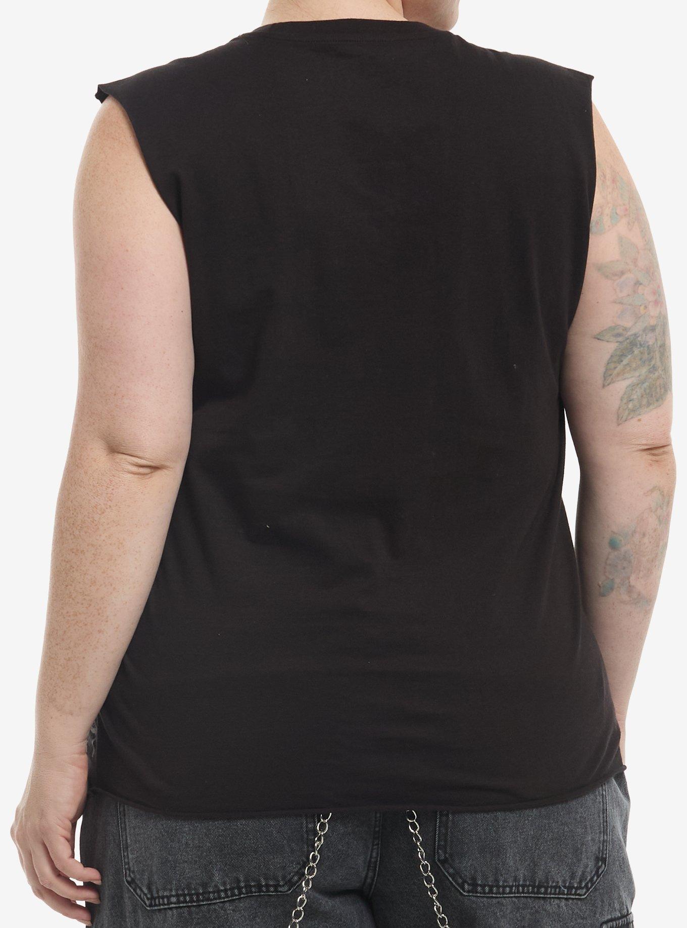 Death Note Ryuk Cutout Girls Muscle Tank Top Plus Size, MULTI, alternate
