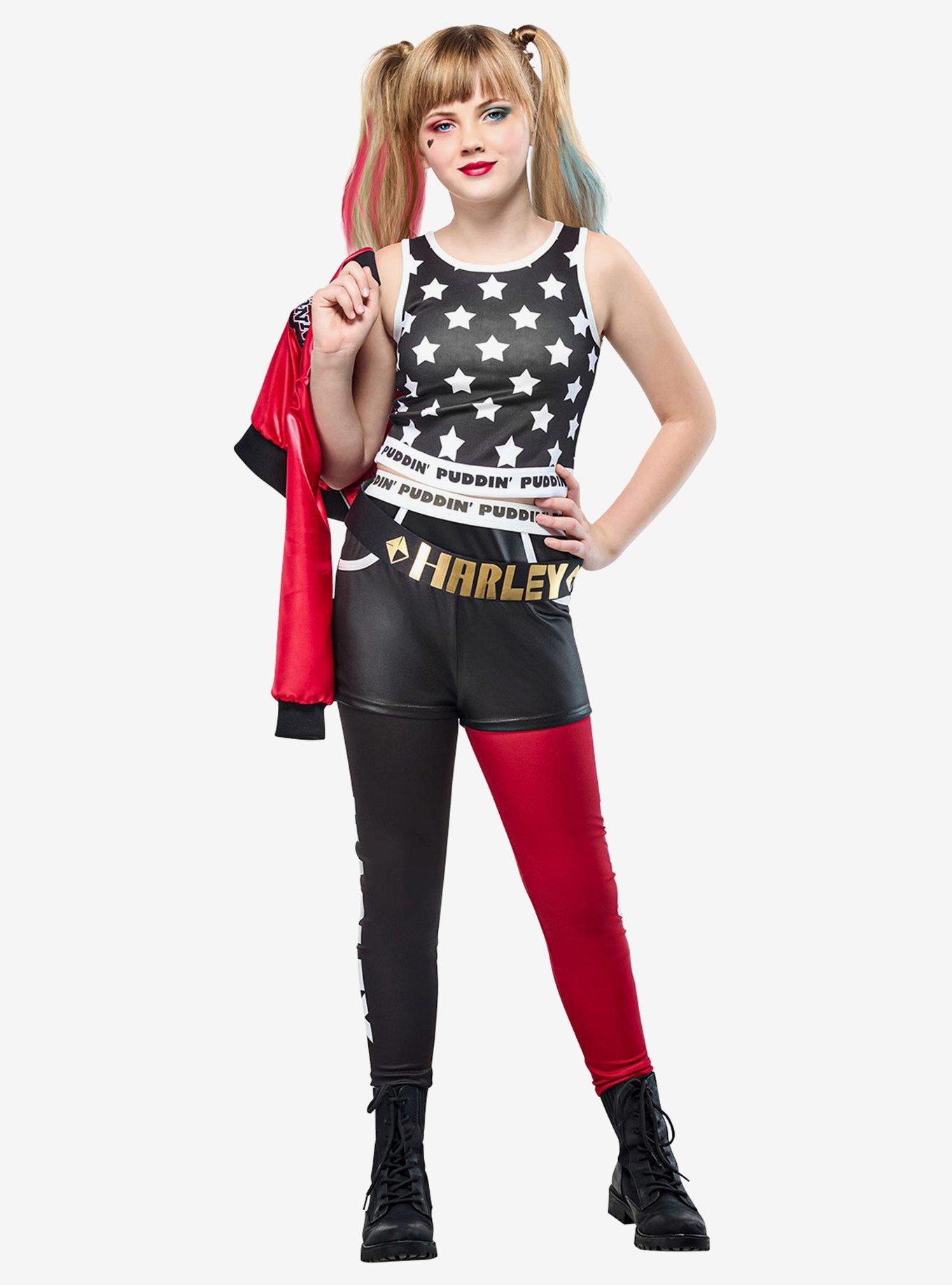 DC Comics Harley Quinn Deluxe Youth Costume, , hi-res