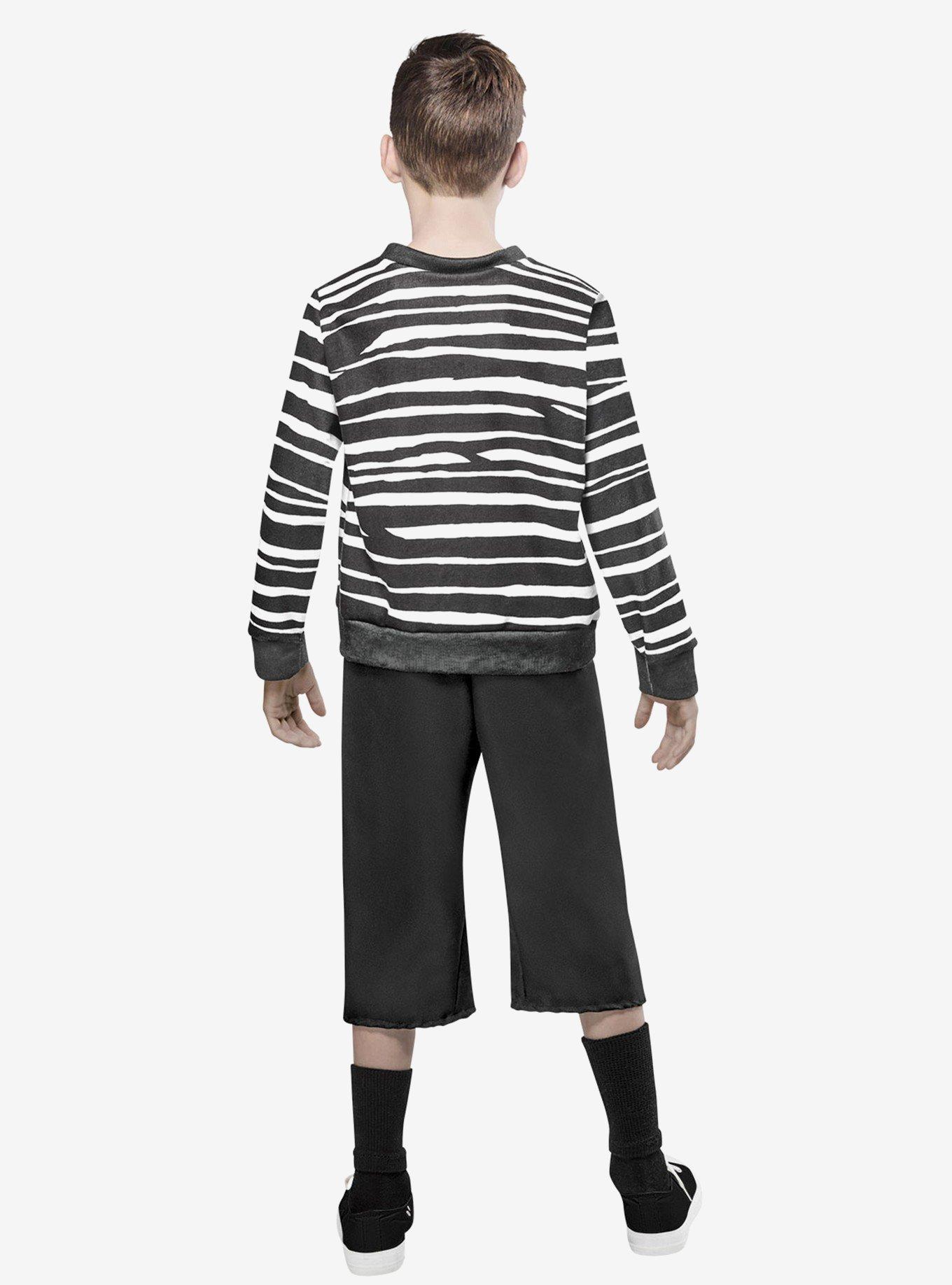 Wednesday Nevermore Academy Pugsley Youth Costume, BLACK, alternate