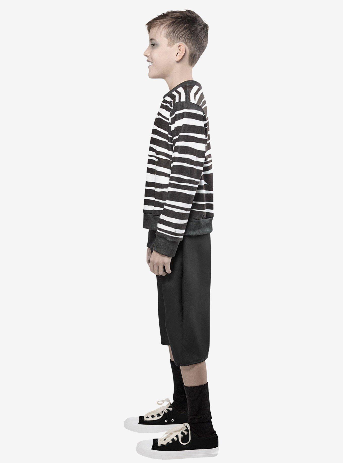 Wednesday Nevermore Academy Pugsley Youth Costume, BLACK, alternate