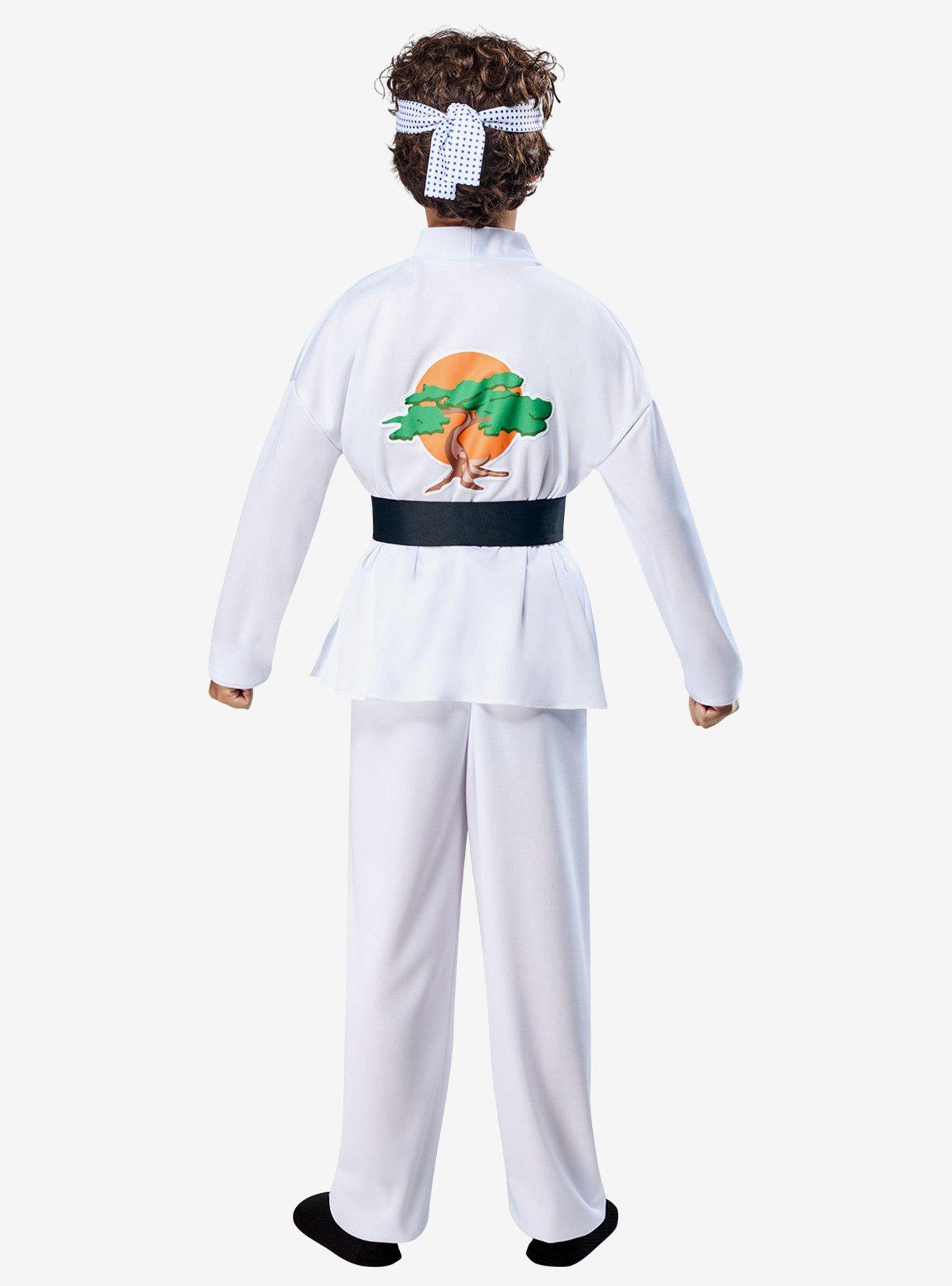 Karate Kid Miyagi-Do Dojo Daniel Larusso Youth Costume, BRIGHT WHITE, alternate - view 3