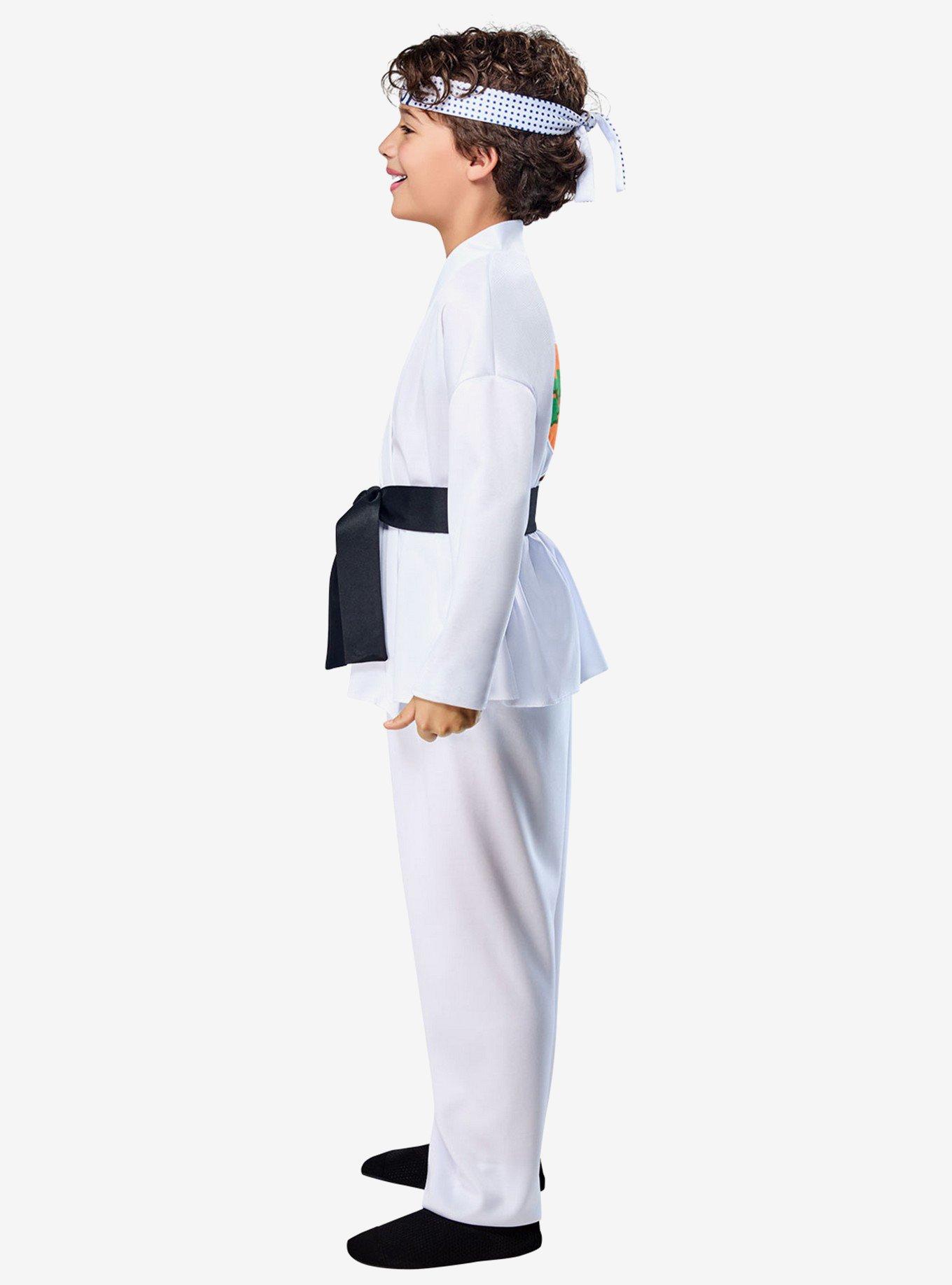 Karate Kid Miyagi-Do Dojo Daniel Larusso Youth Costume, BRIGHT WHITE, alternate - view 4