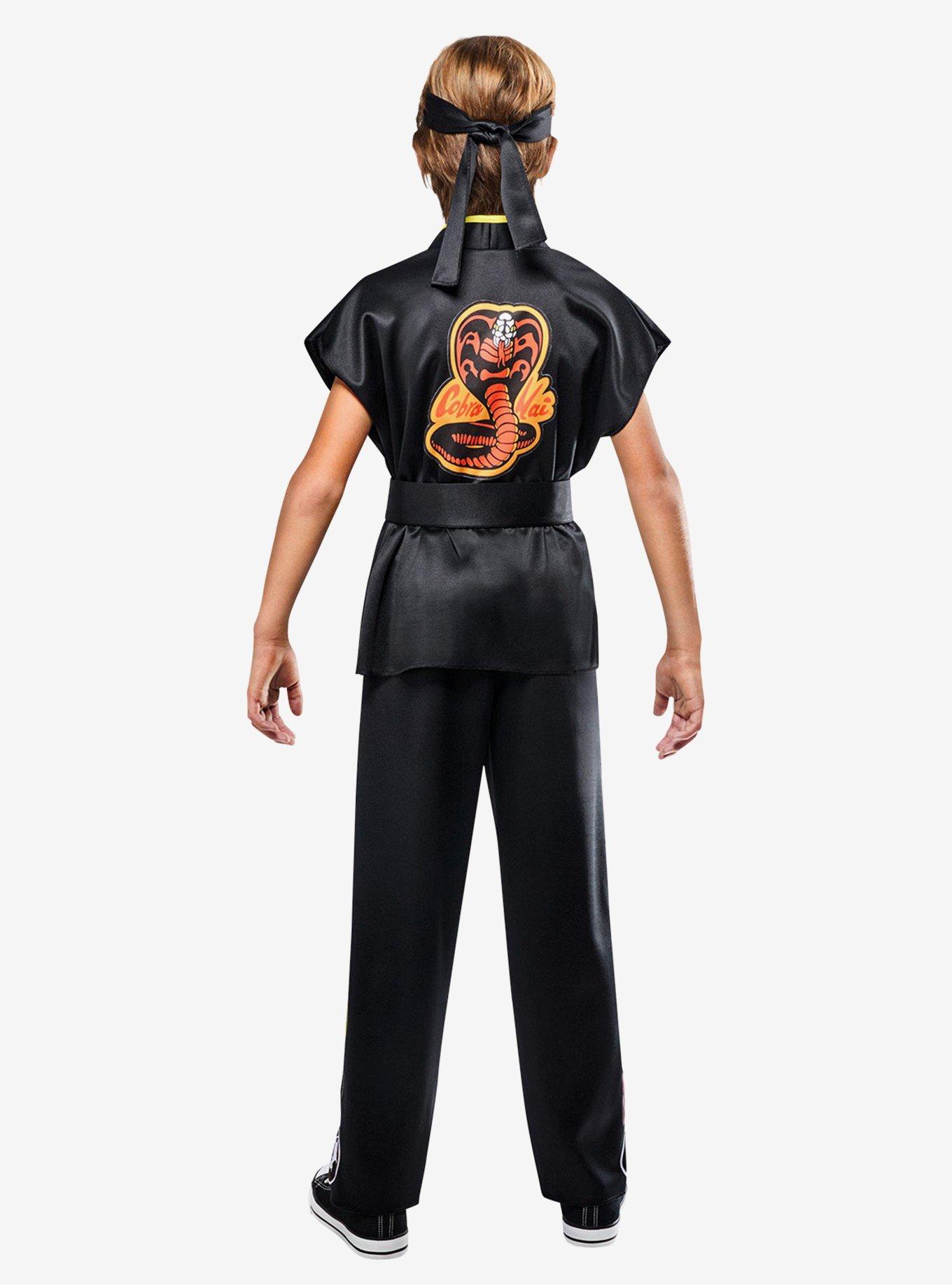 Karate Kid Cobra Kai Johnny Lawrence Youth Costume, BLACK, alternate