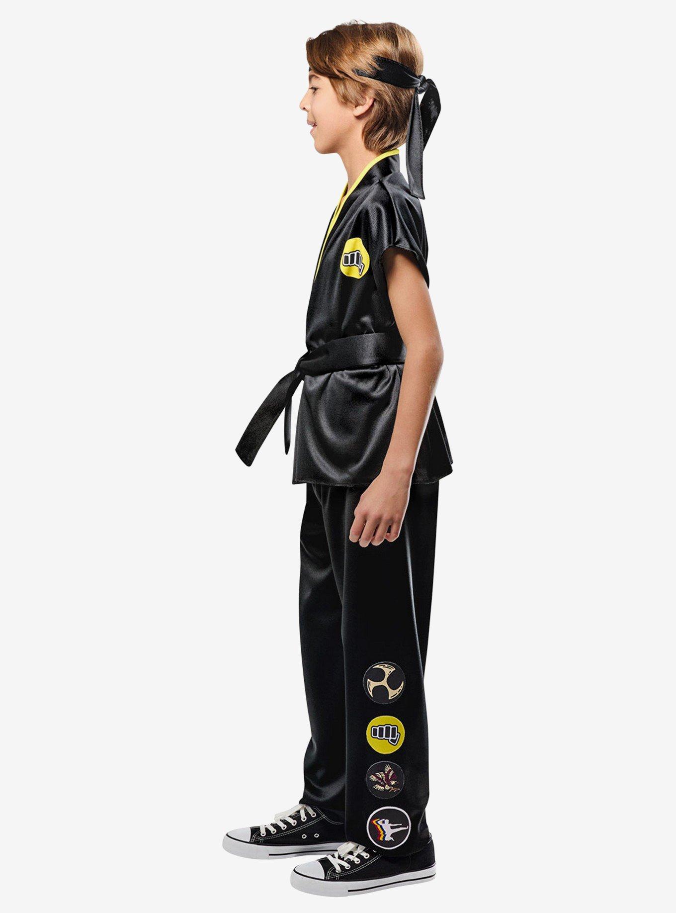Karate Kid Cobra Kai Johnny Lawrence Youth Costume, BLACK, alternate