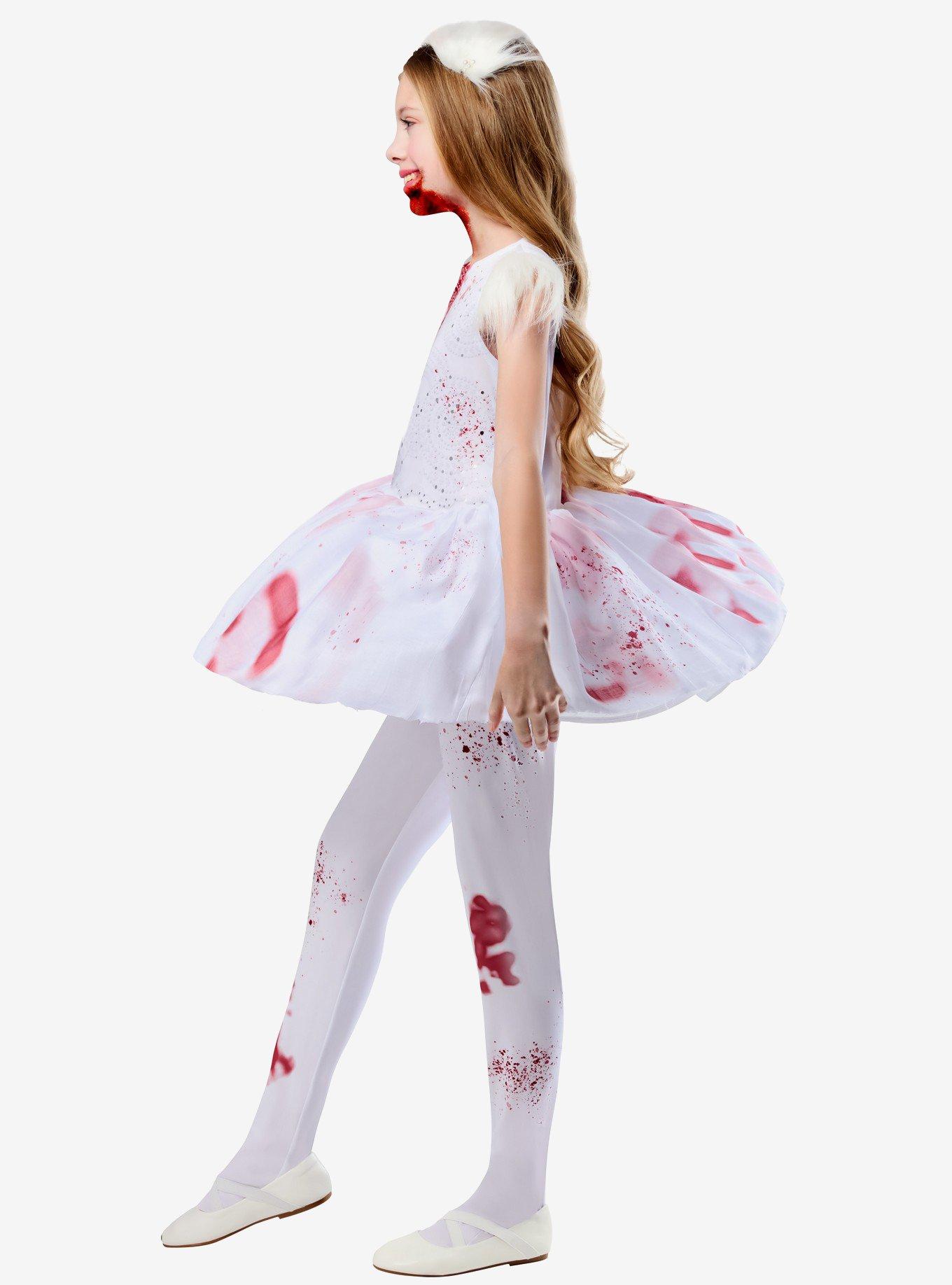 Abigail Movie Bloody Dress Youth Costume, BRIGHT WHITE, alternate - view 4