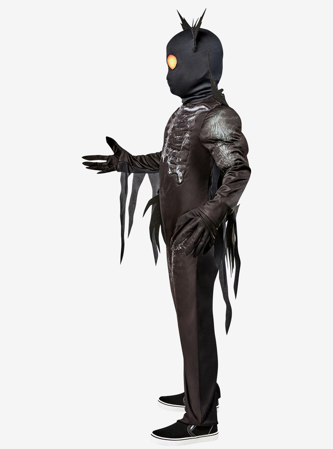 Black Shadow Creeper Youth Costume with Mask, BLACK, alternate