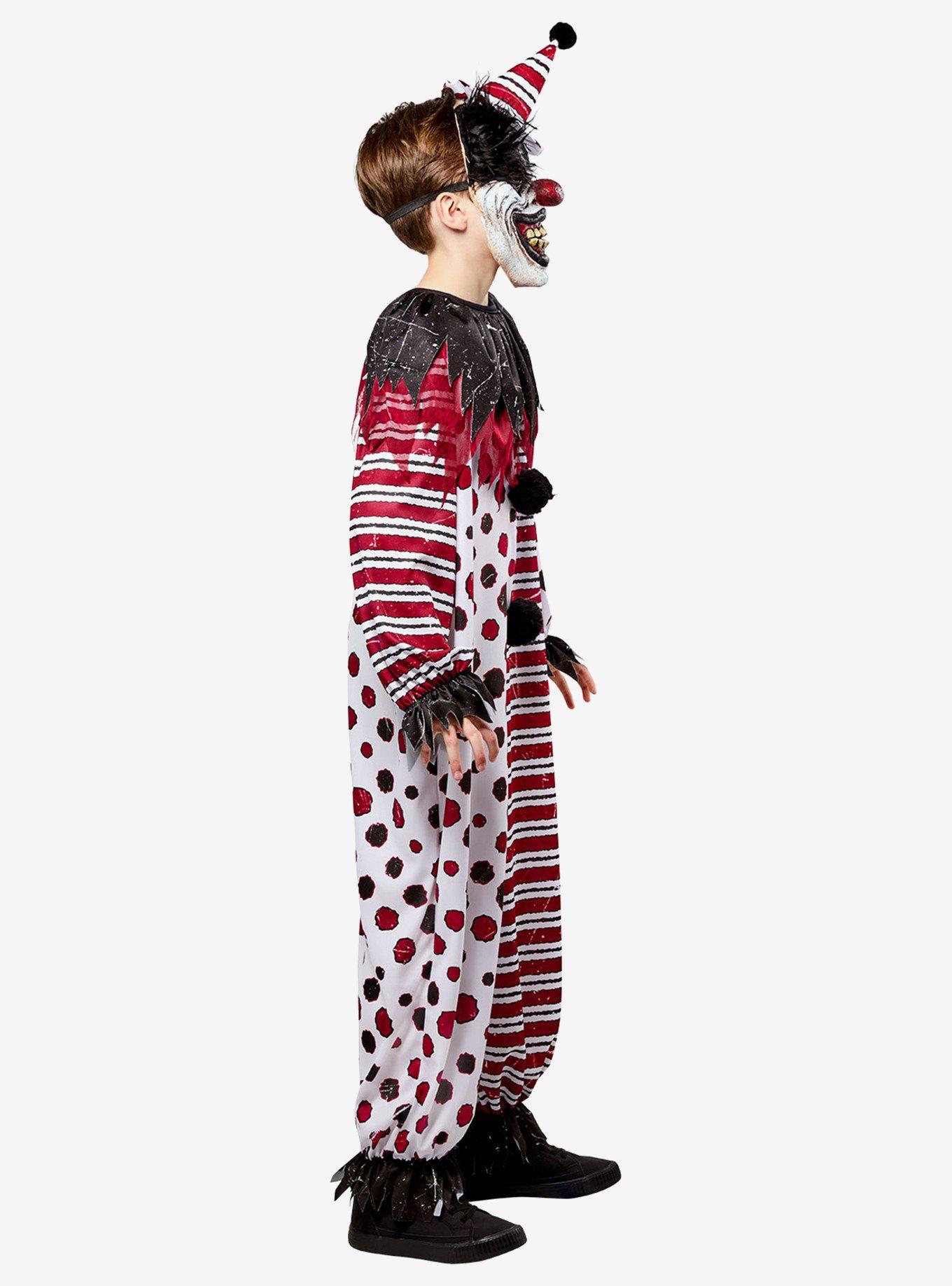 Creepy Clown Youth Costume with Mask, , hi-res